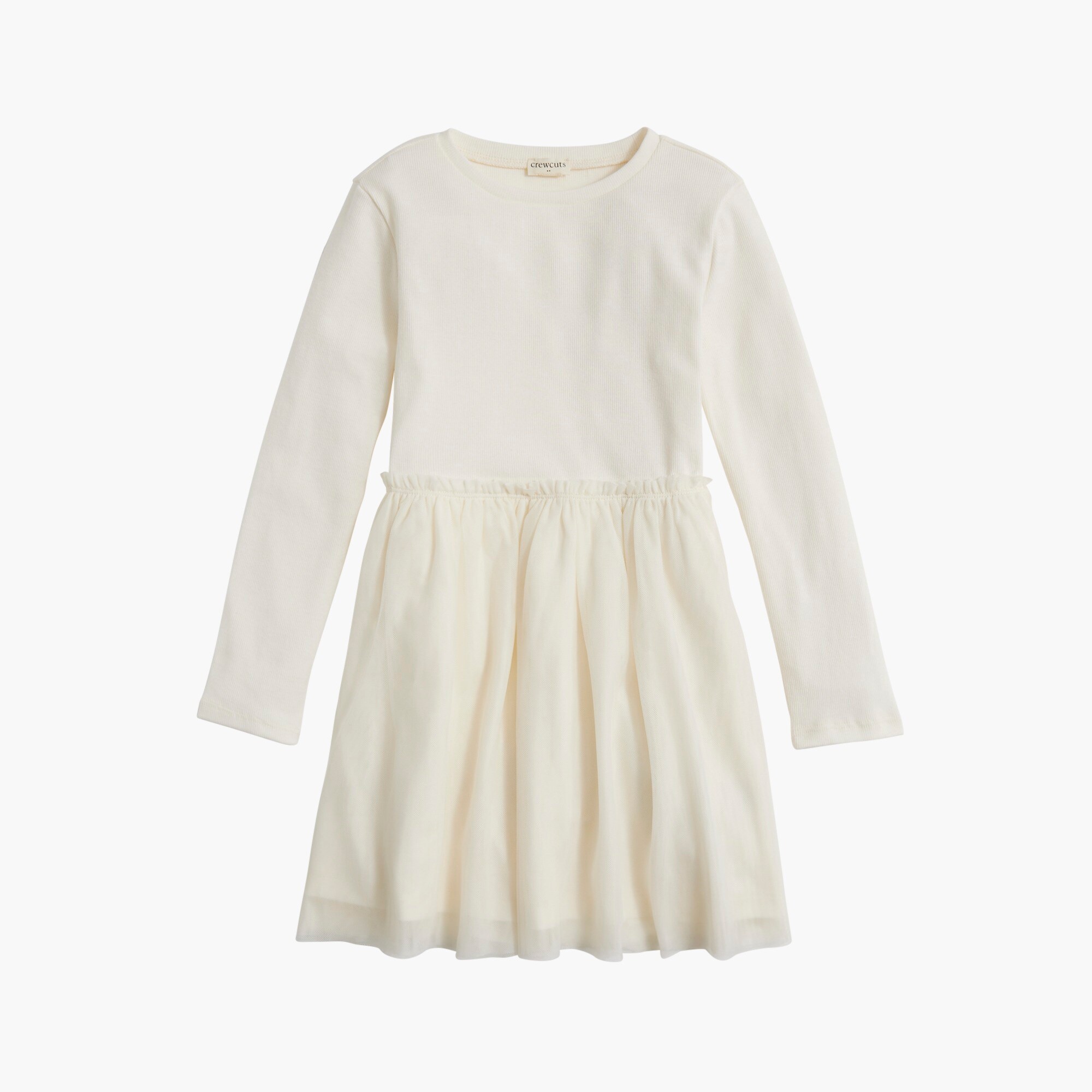 girls' mixed-media tulle dress for girls