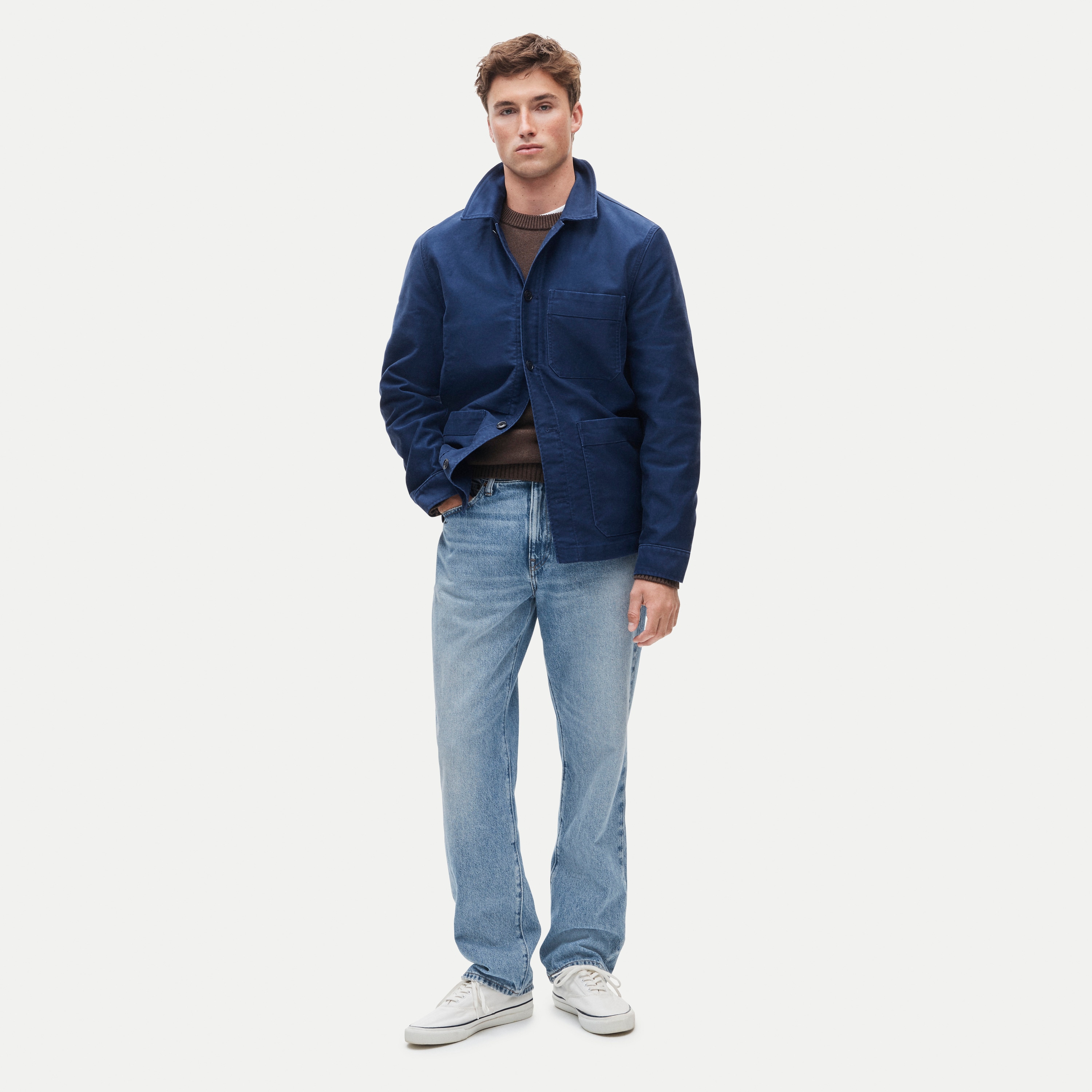 Cotton Moleskin Chore Jacket For Men | J.Crew
