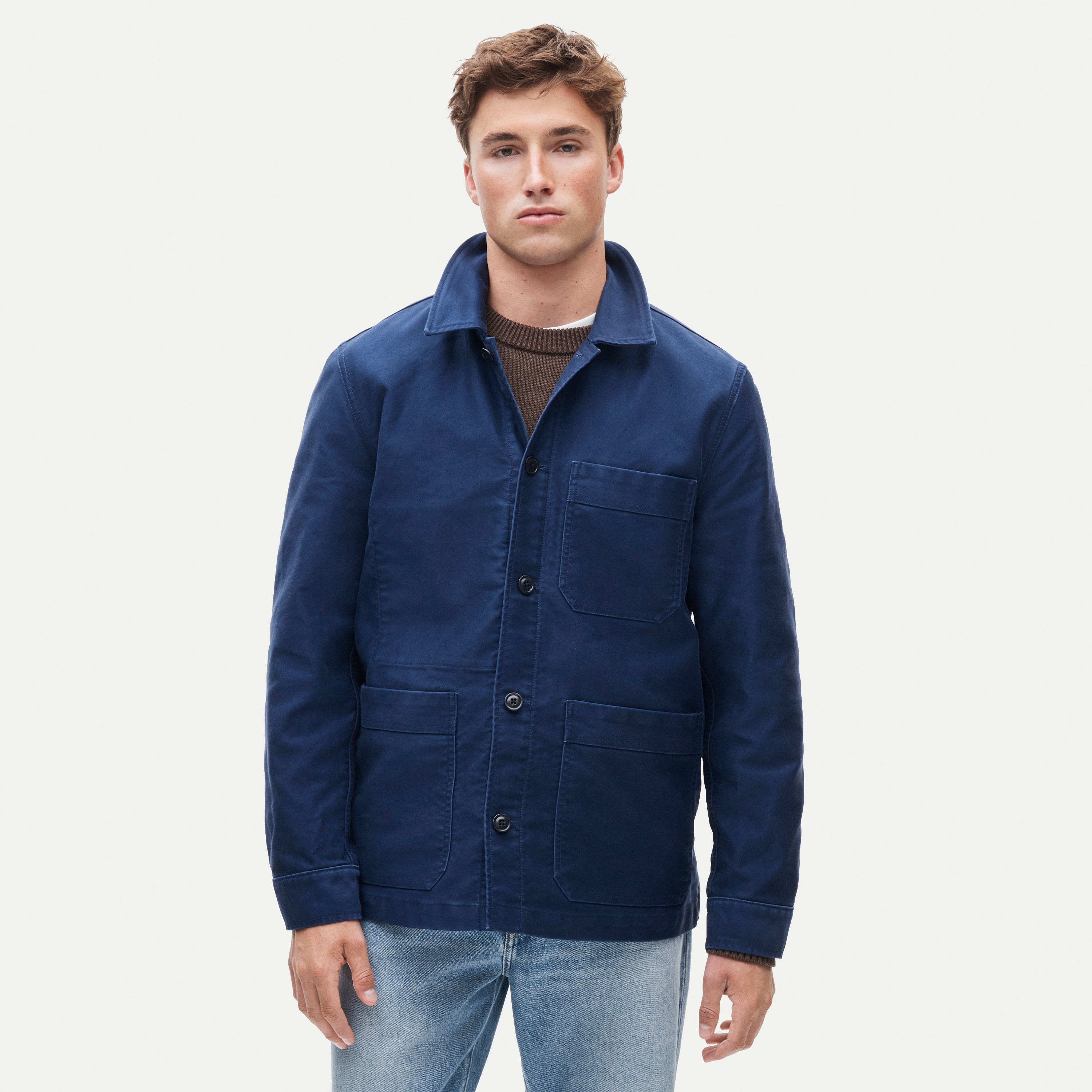 Cotton moleskin chore jacket