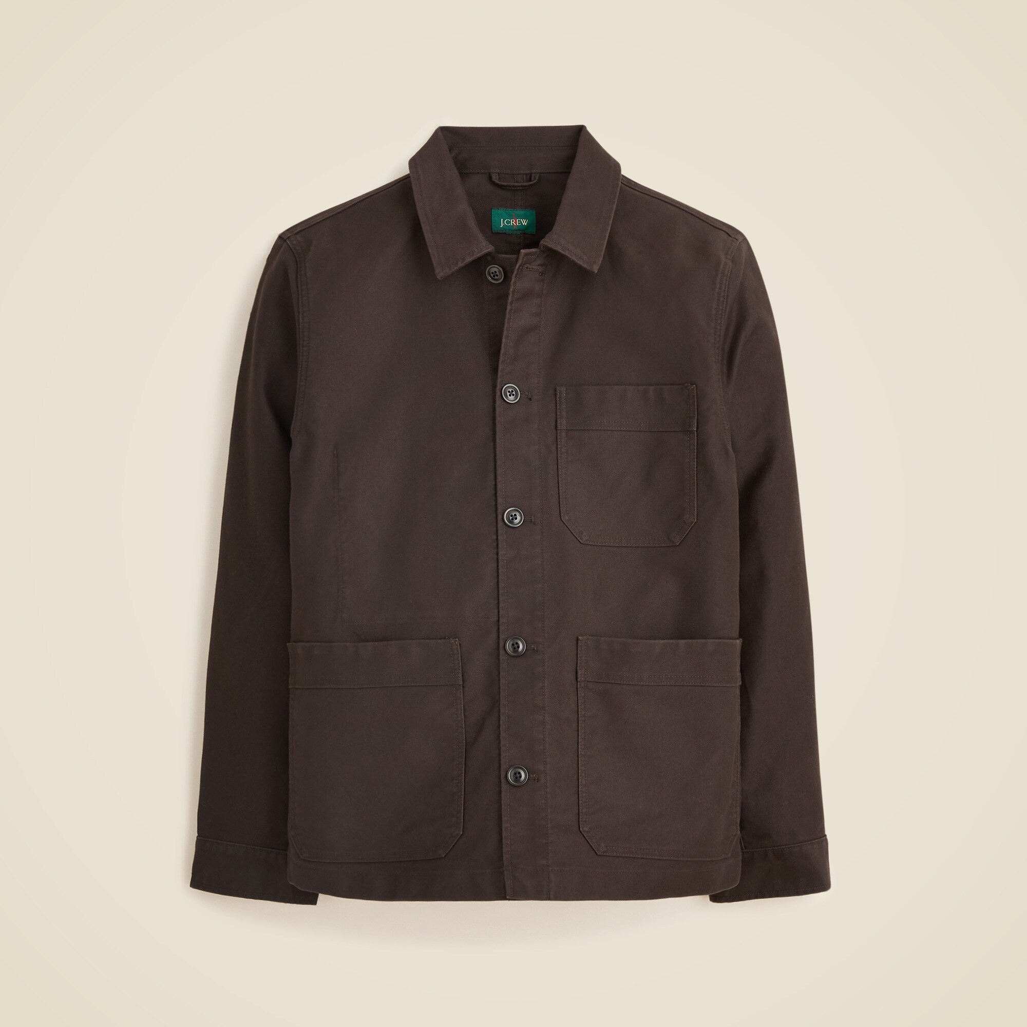 Cotton Moleskin Chore Jacket For Men | J.Crew