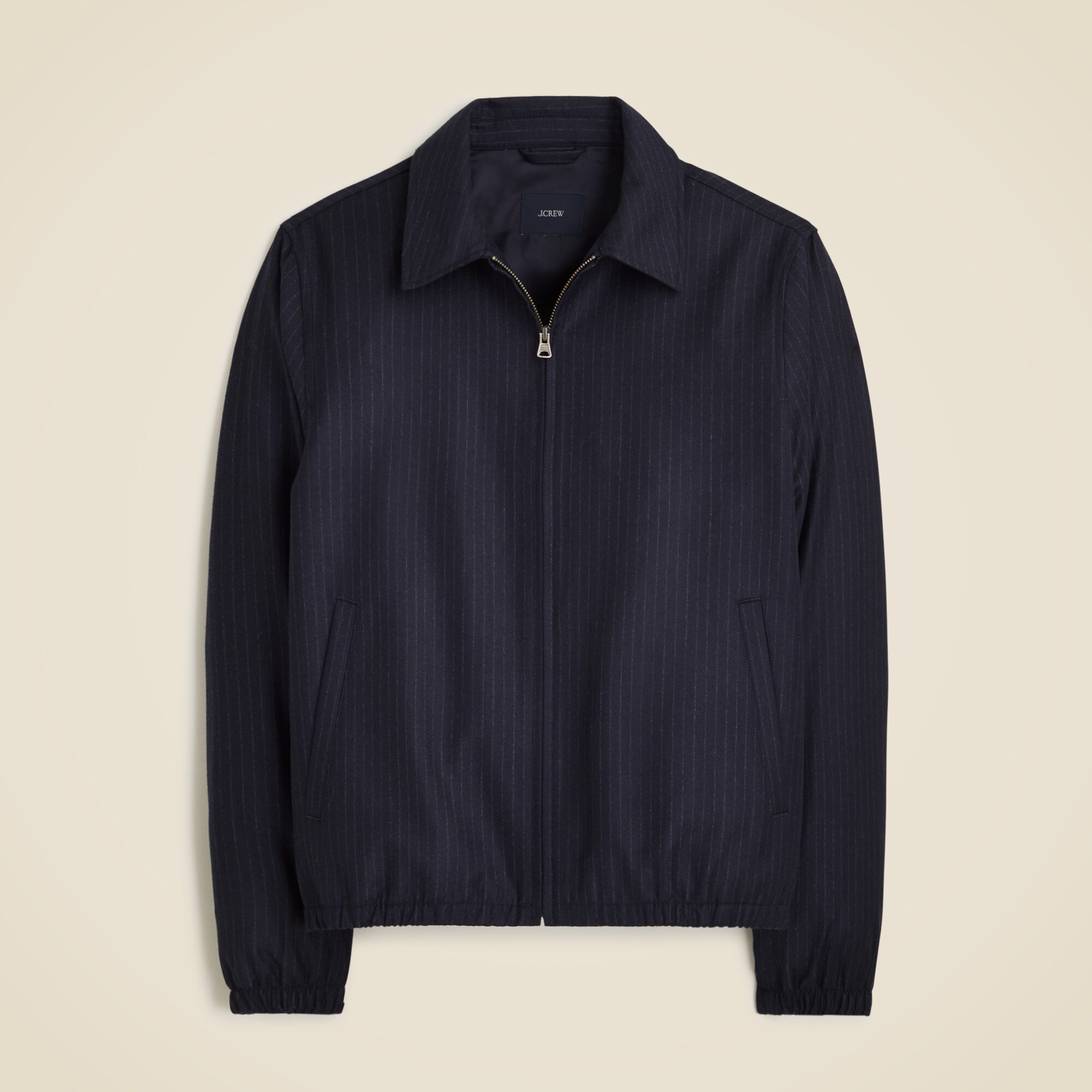 Harrington Jacket In Italian Wool For Men | J.Crew