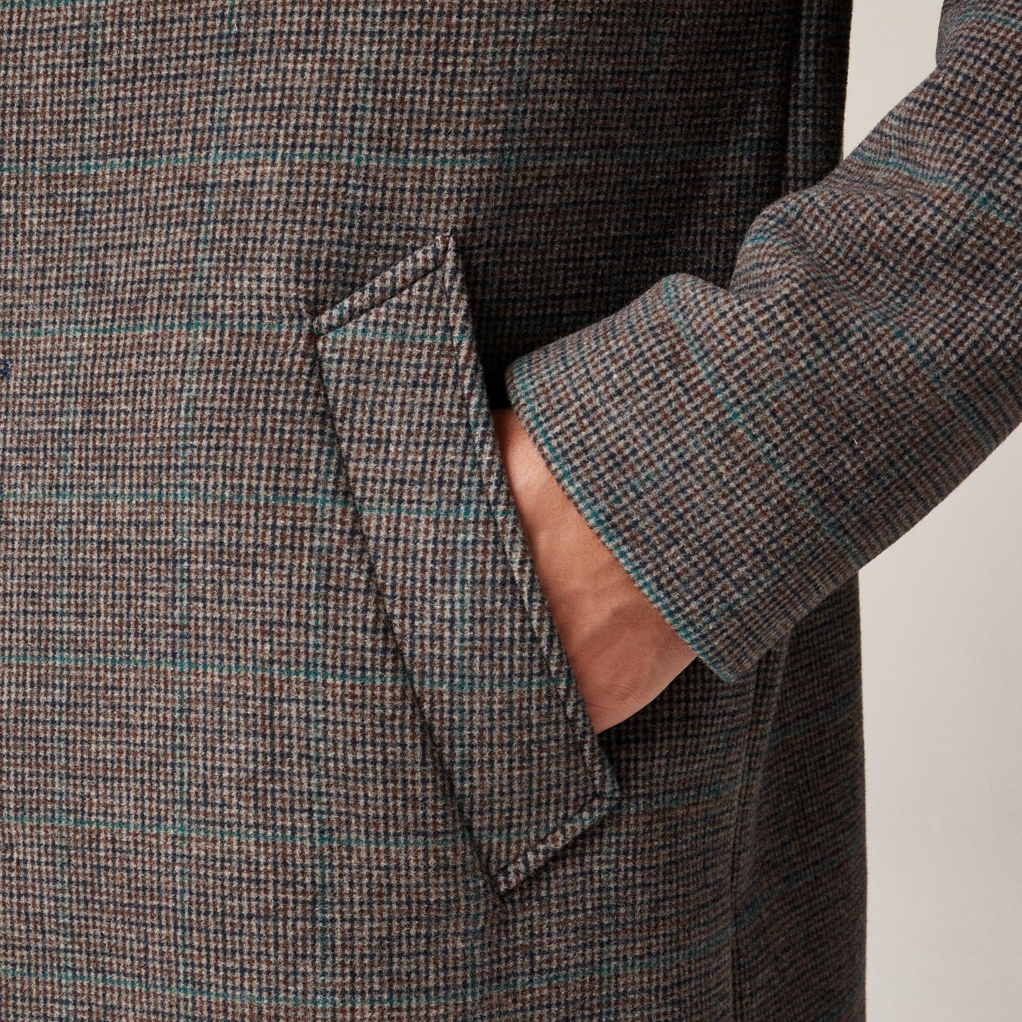 Rivington topcoat in wool blend