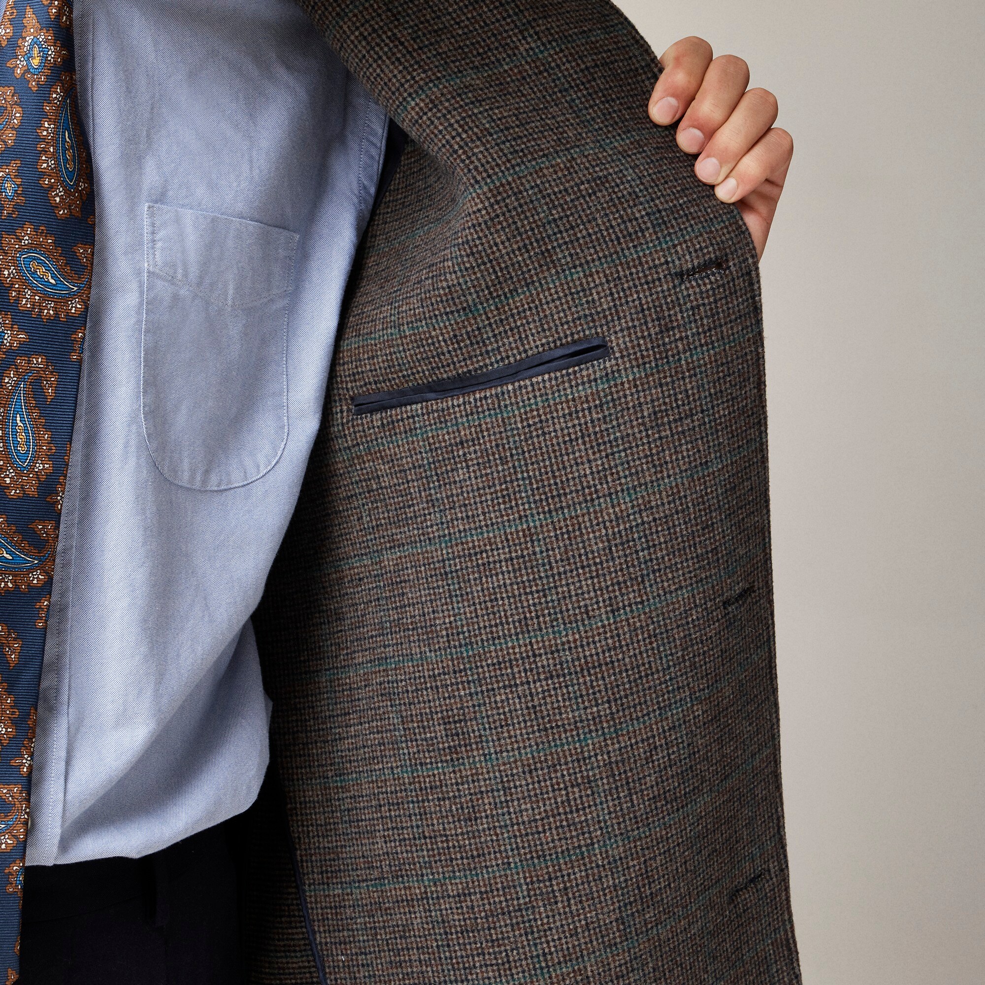 Rivington topcoat in wool blend