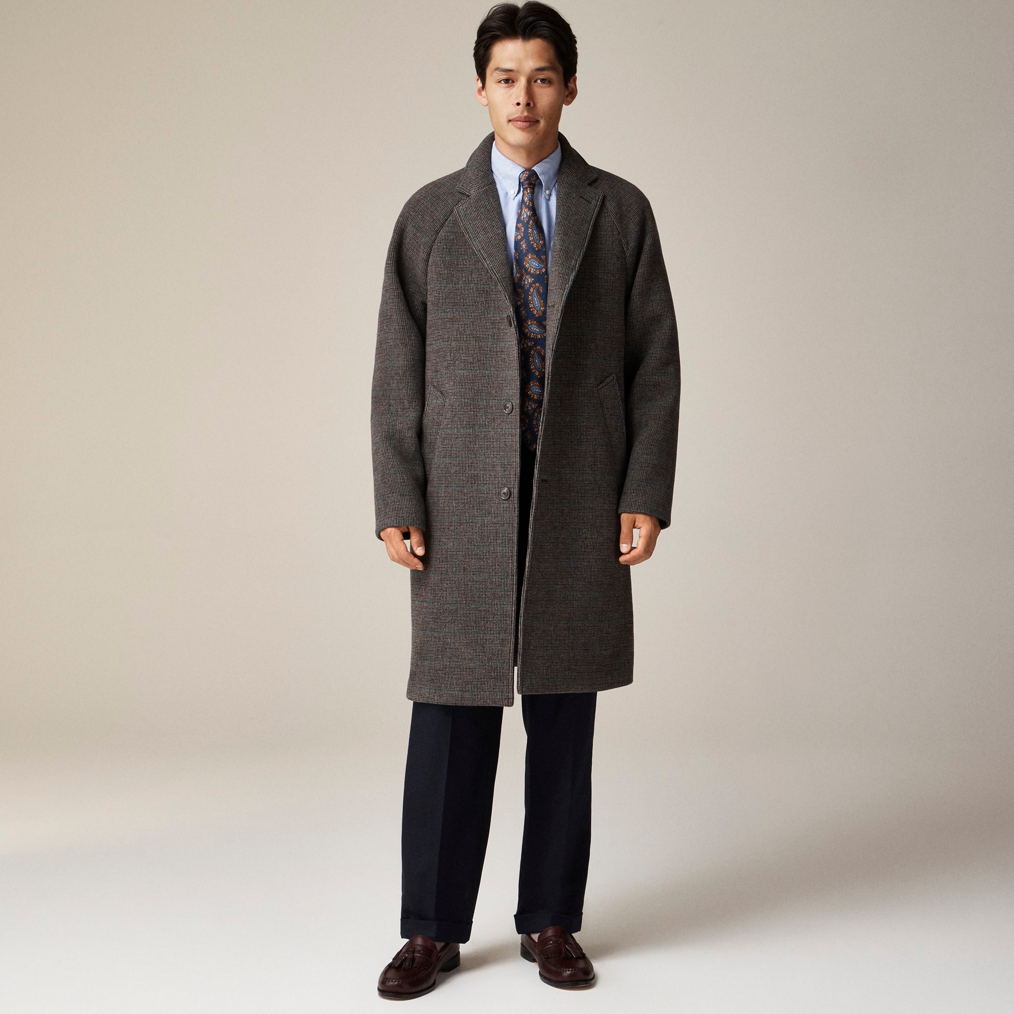  Rivington topcoat in wool blend