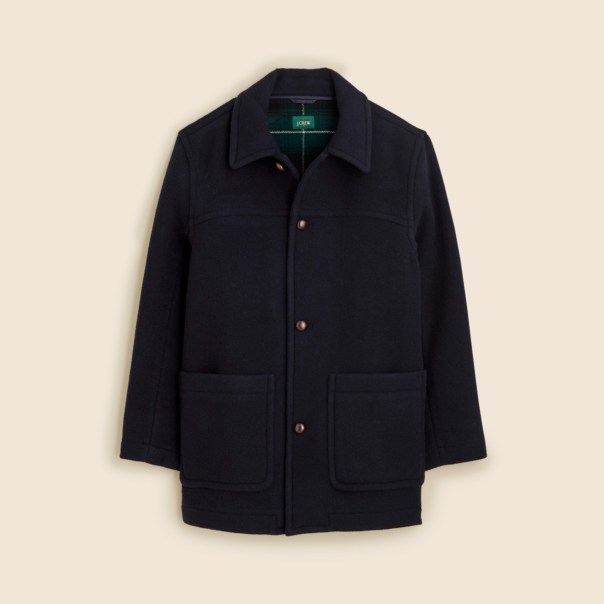 J.Crew University Coat In English Merino Wool For Men
