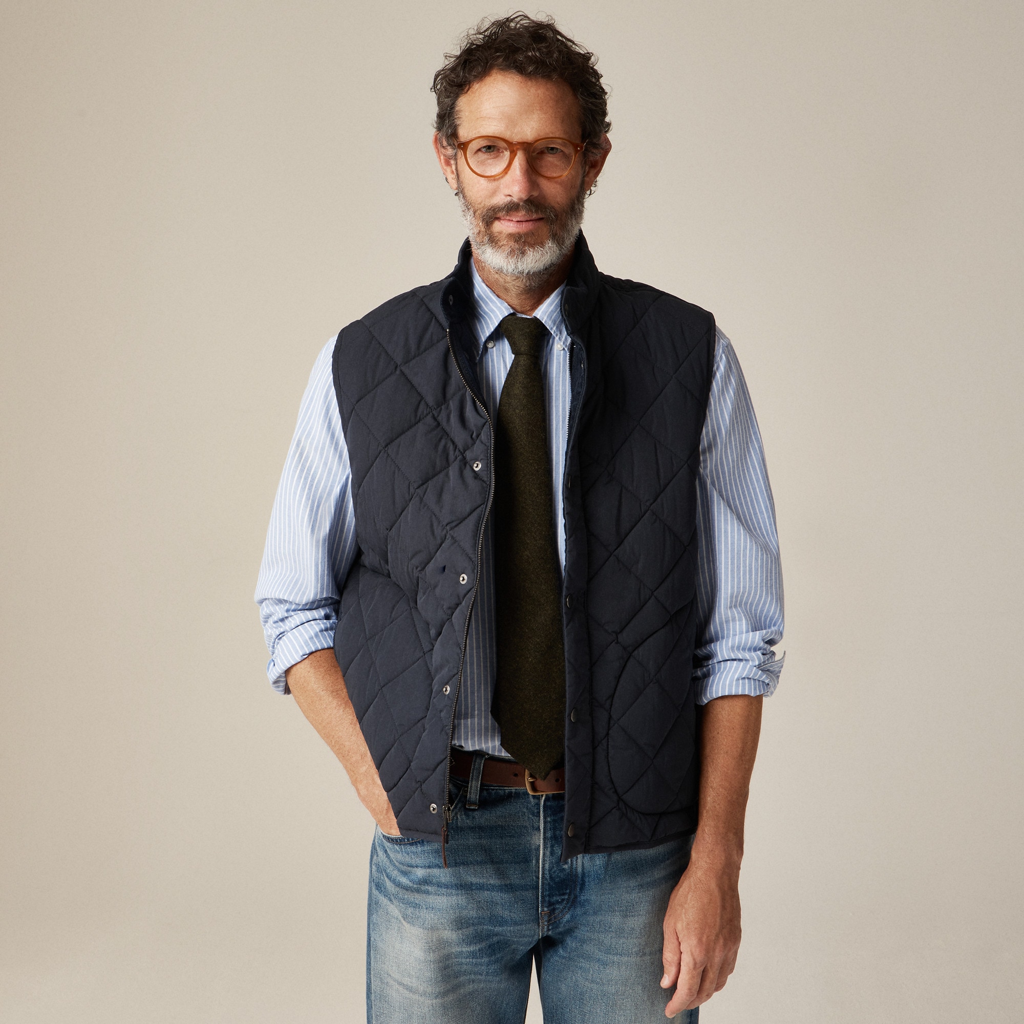 Sussex Quilted Vest With PrimaLoft® For Men | J.Crew