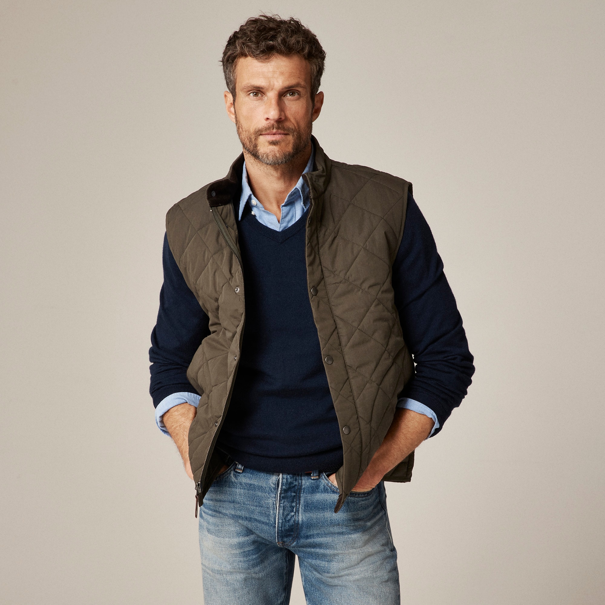Sussex Quilted Vest With PrimaLoft® For Men | J.Crew