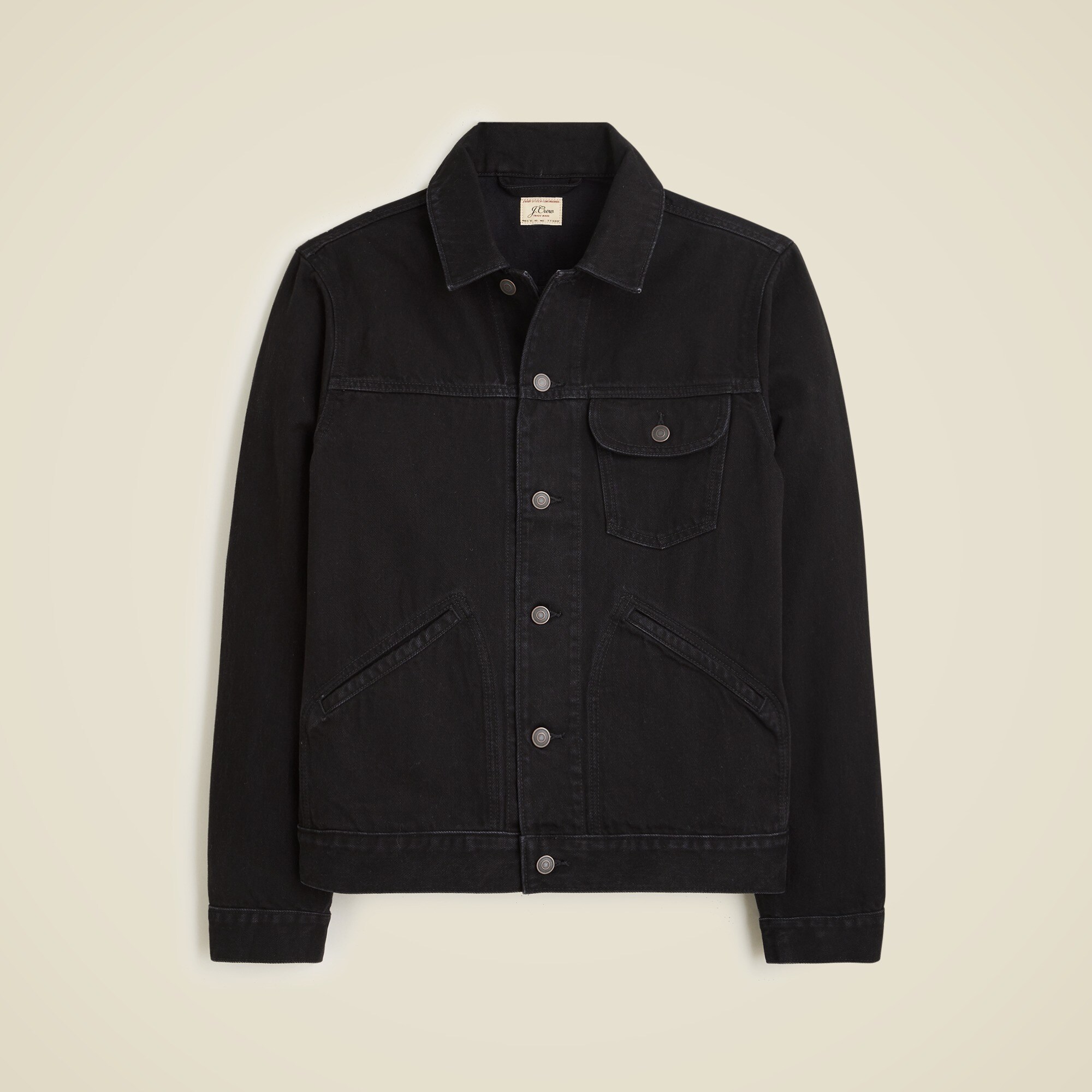 Denim trucker jacket