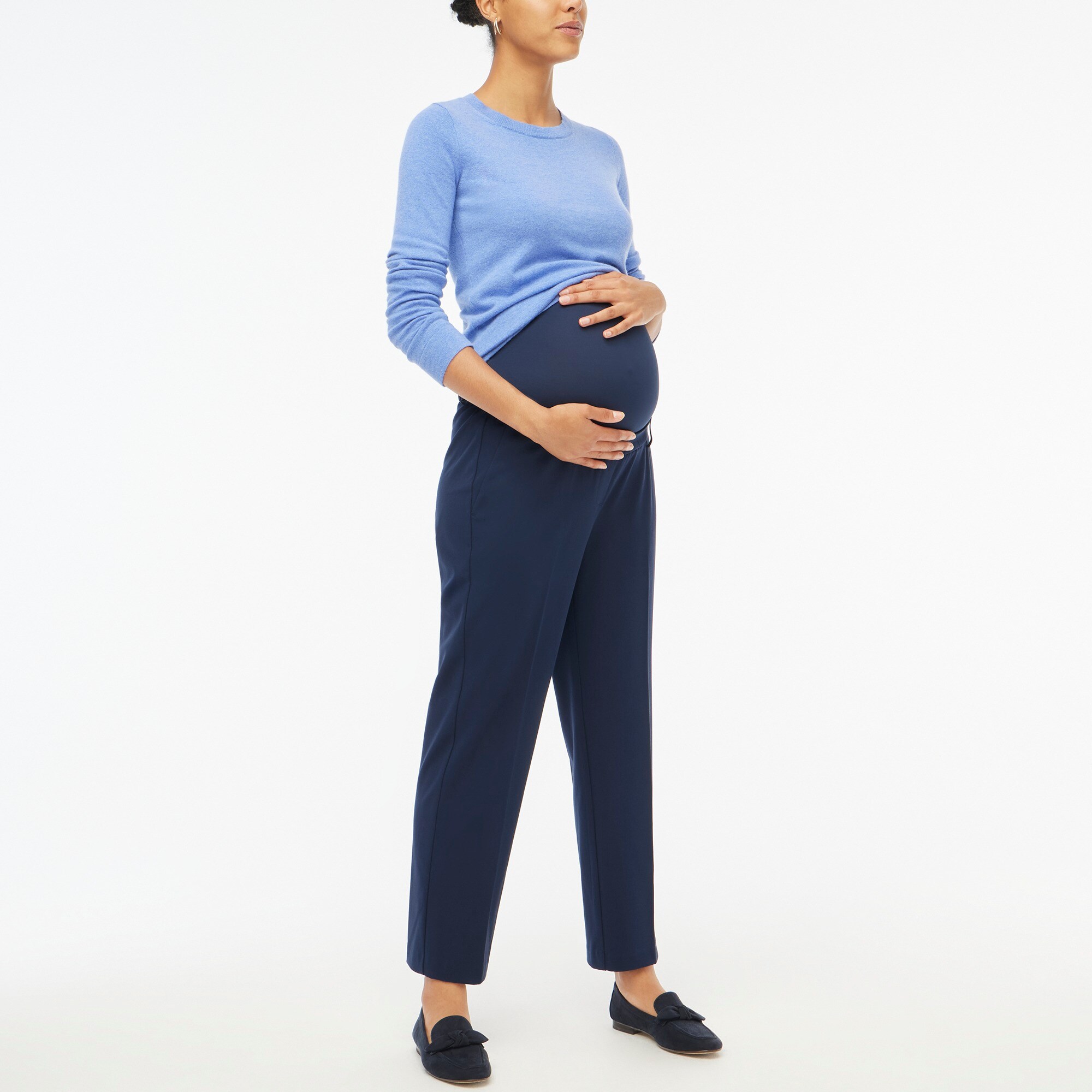 womens Maternity straight-leg work pant