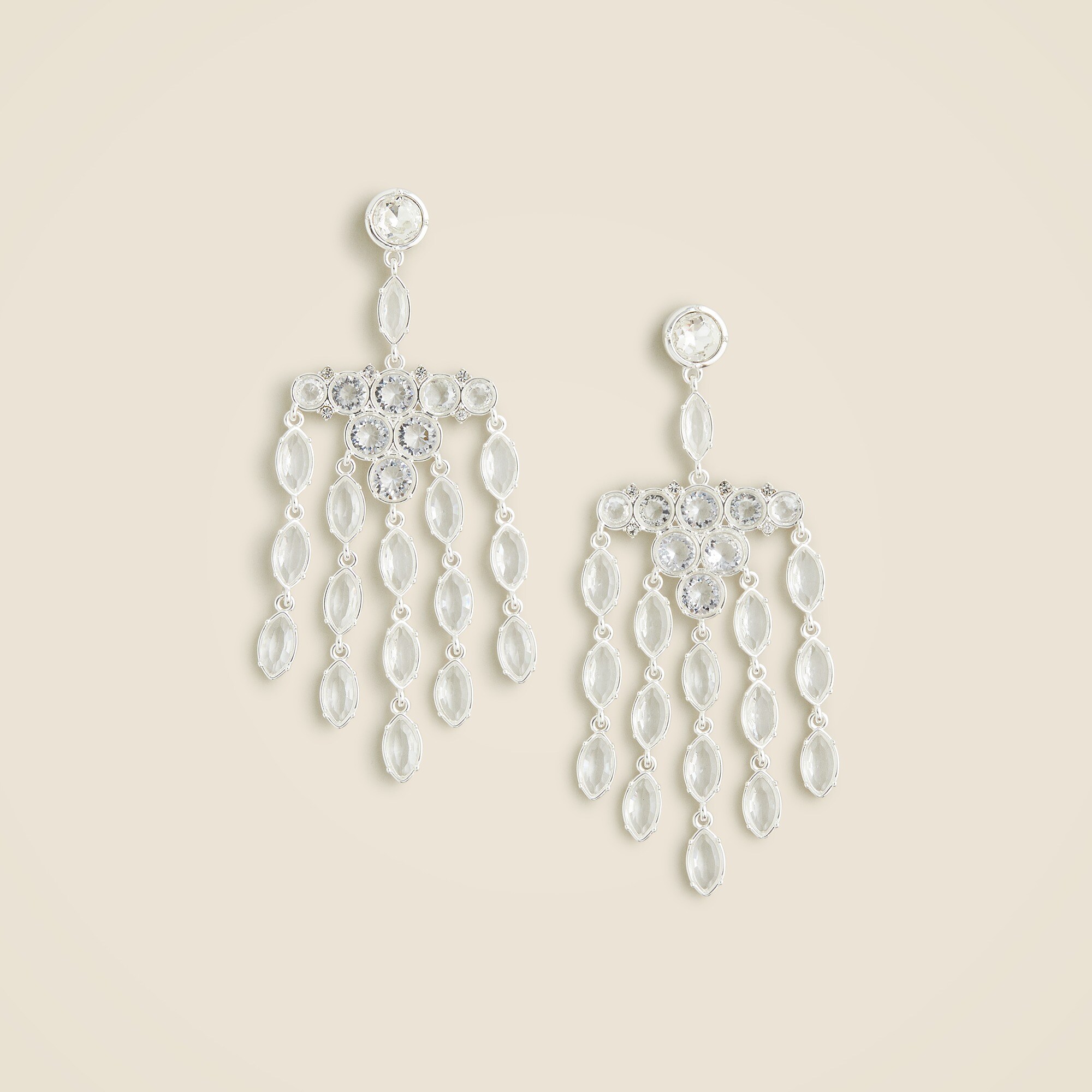 Crystal chandelier earrings