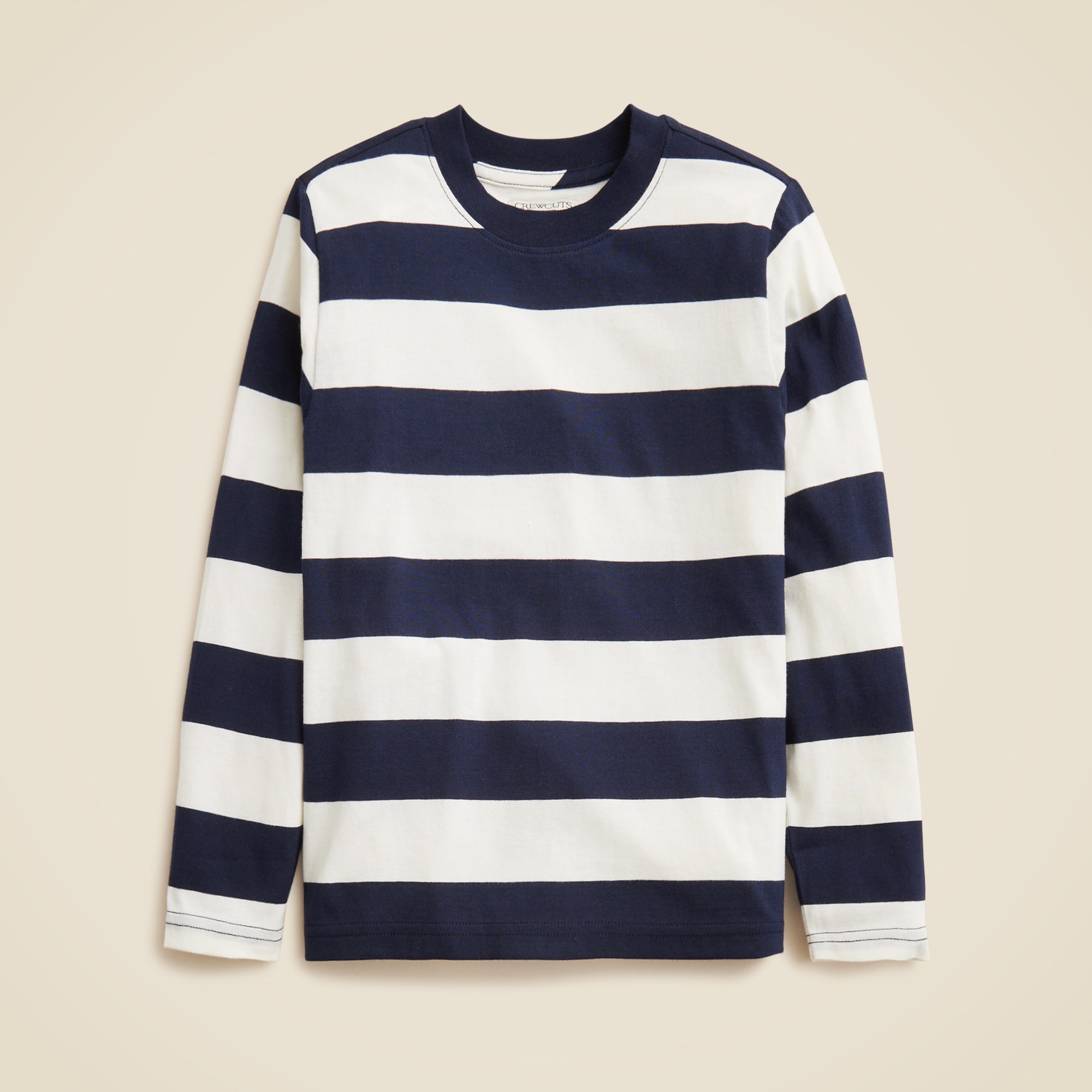 boys Kids' long-sleeve striped tee in broken-in-jersey