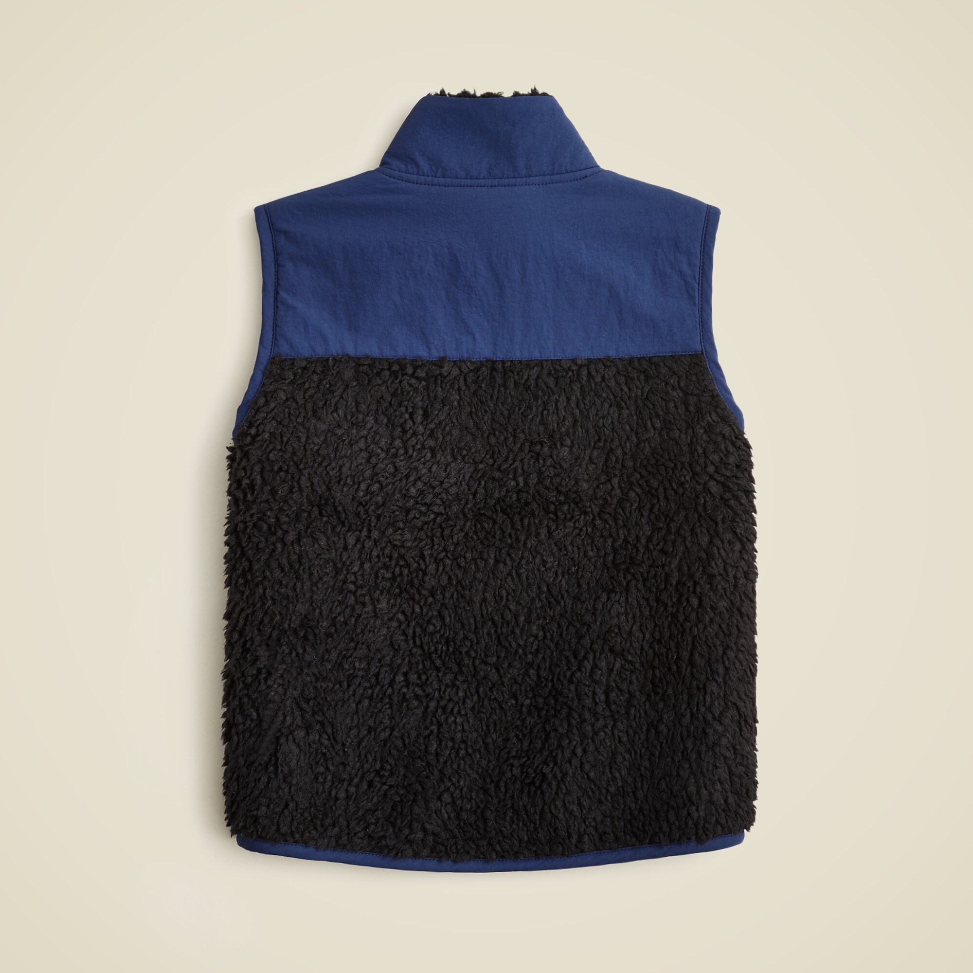 J crew colorblock sherpa coat 2025