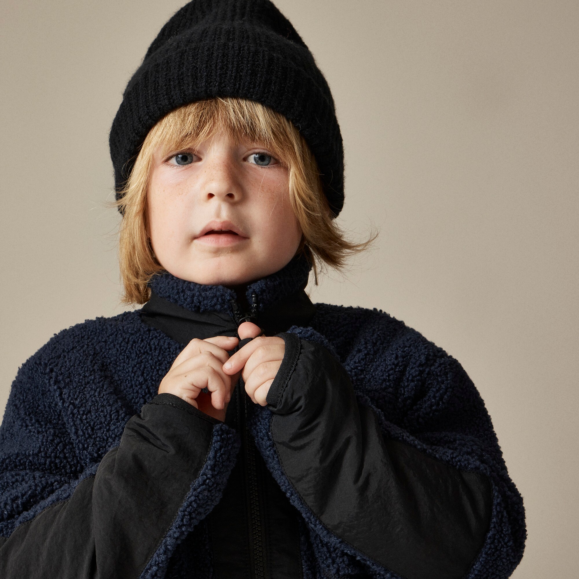 J crew sherpa hooded parka online