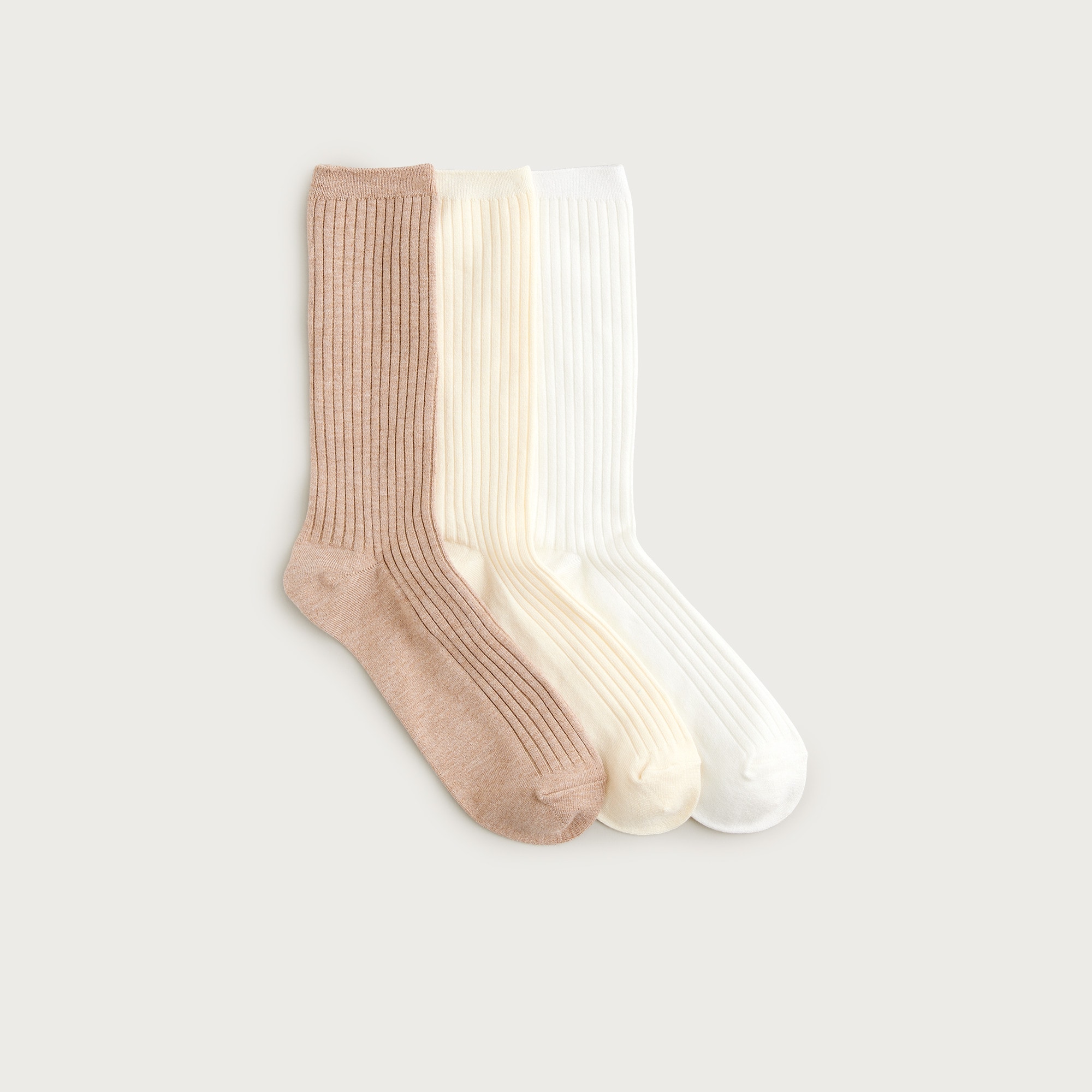 womens Cozy ribbed trouser socks three-pack
