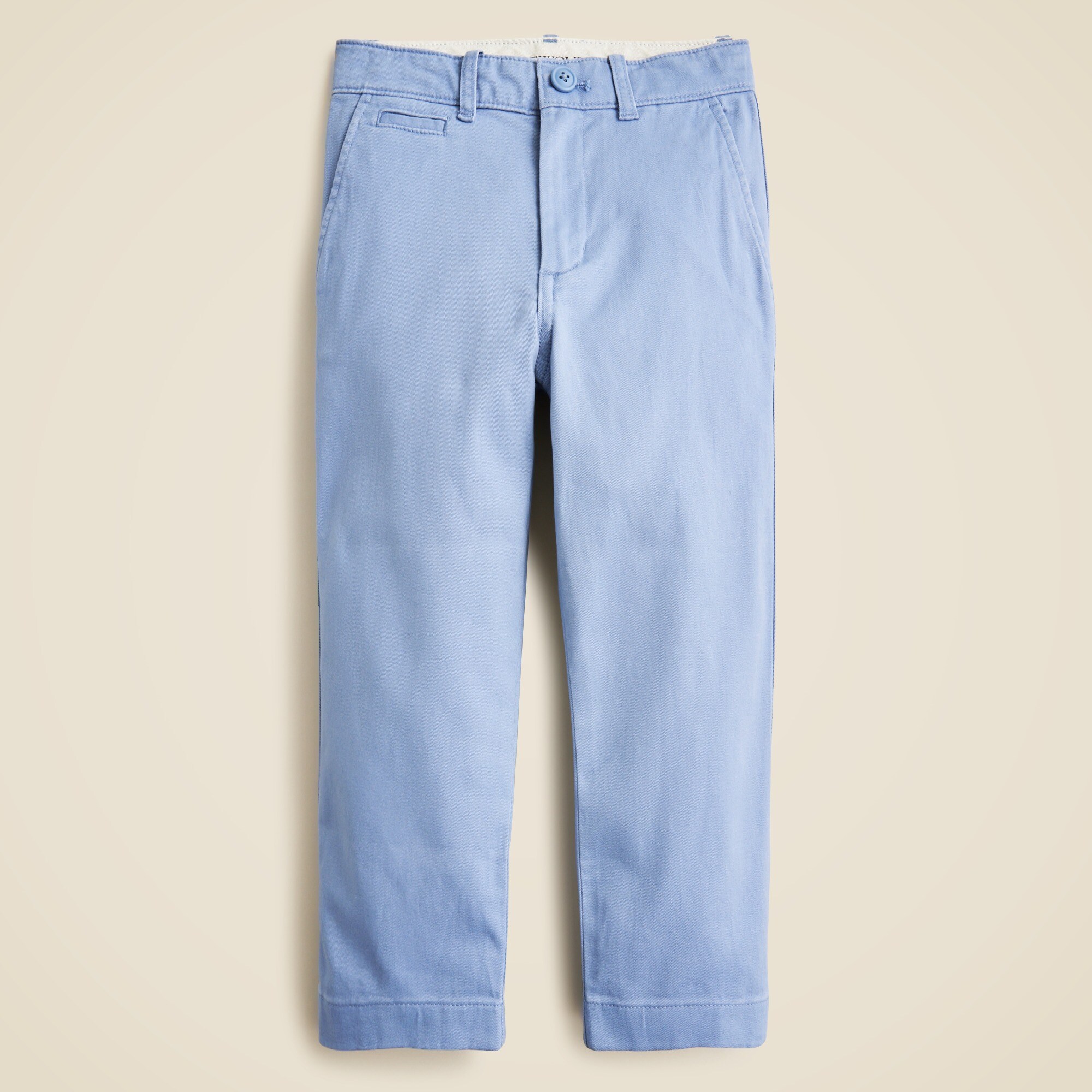 Kids' stretch poplin button-down in gingham