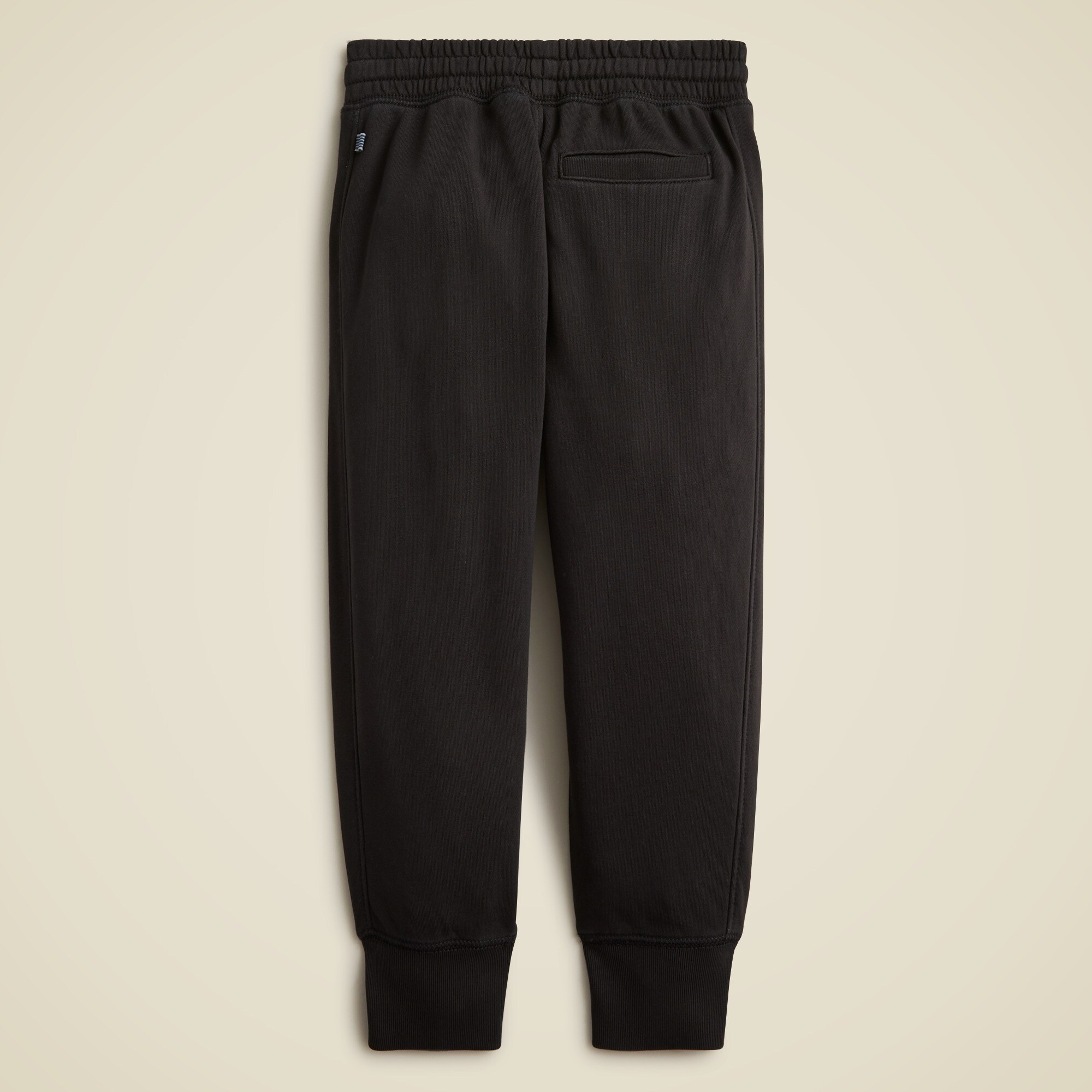 Kids' garment-dyed slim-slouchy jogger pant in terry