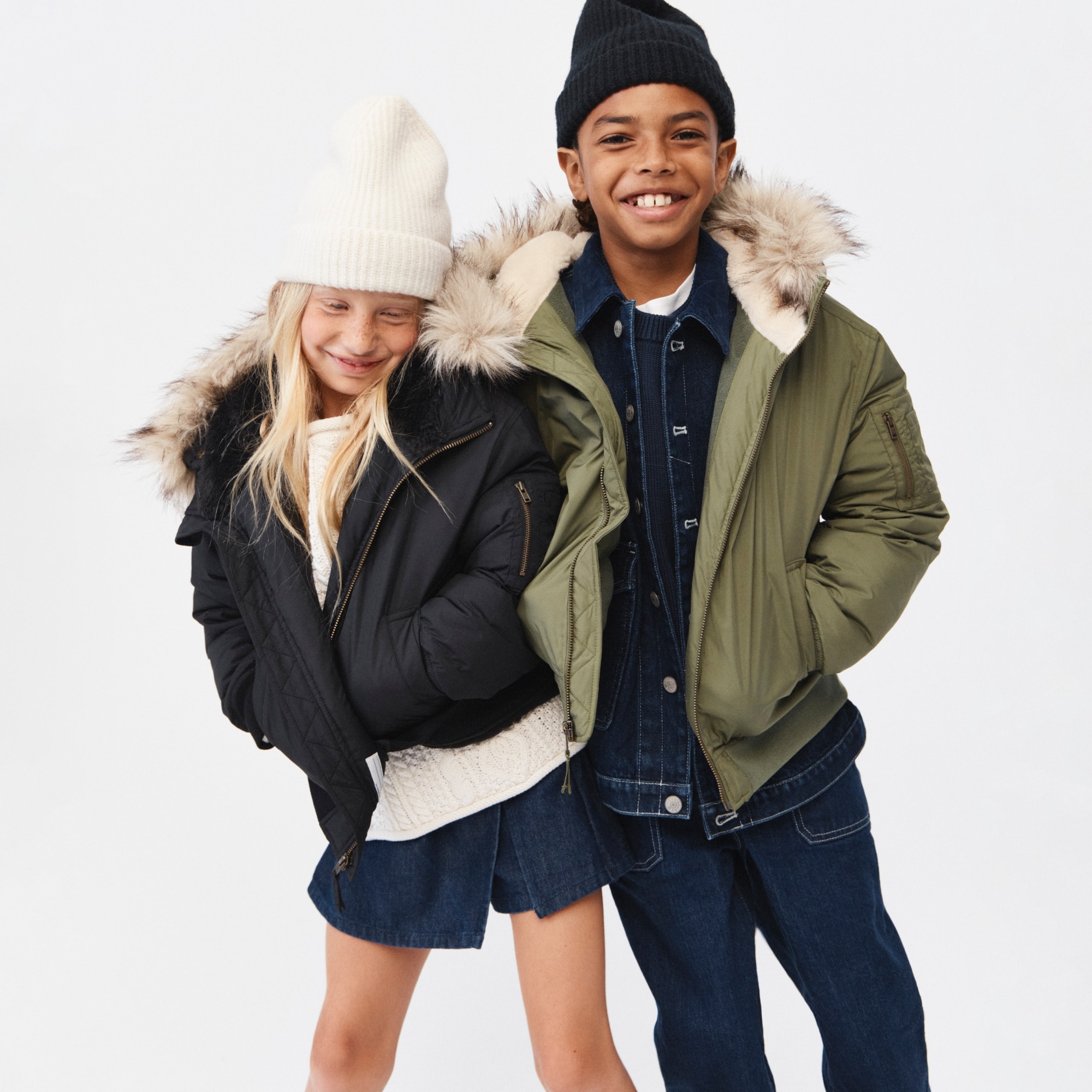  Kids' short parka