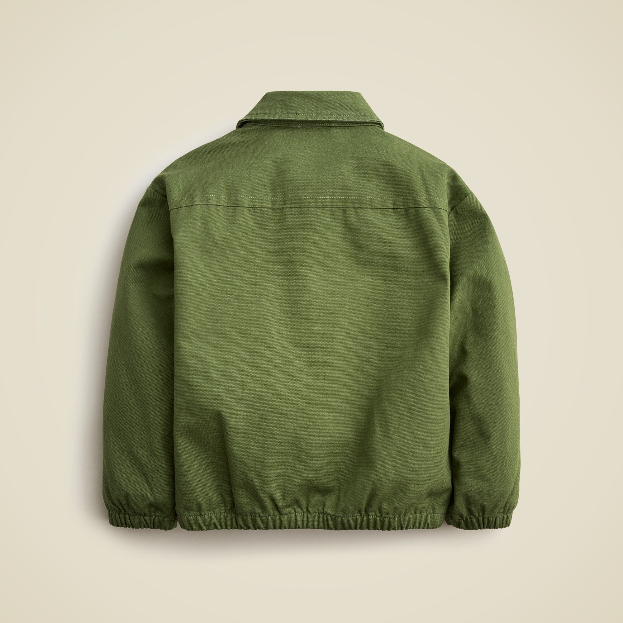 J.Crew: Kids' Harrington Jacket In Canvas For Boys