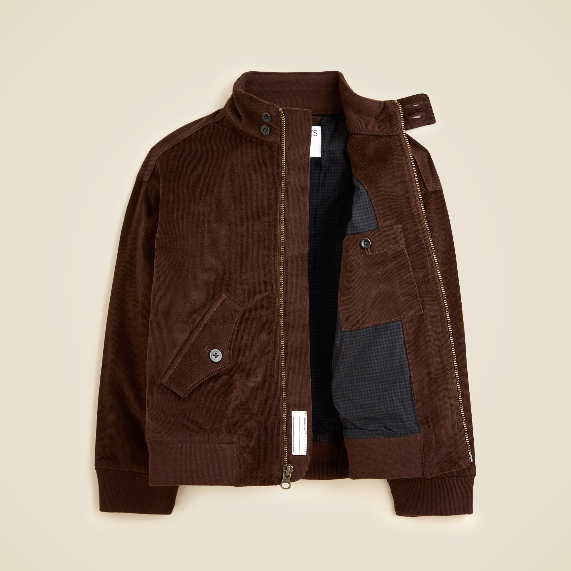 Kids' Harrington jacket in corduroy