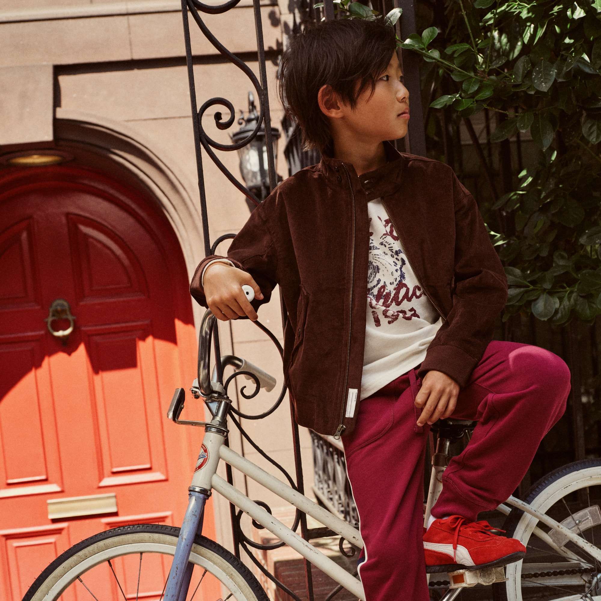 Kids' Harrington jacket in corduroy