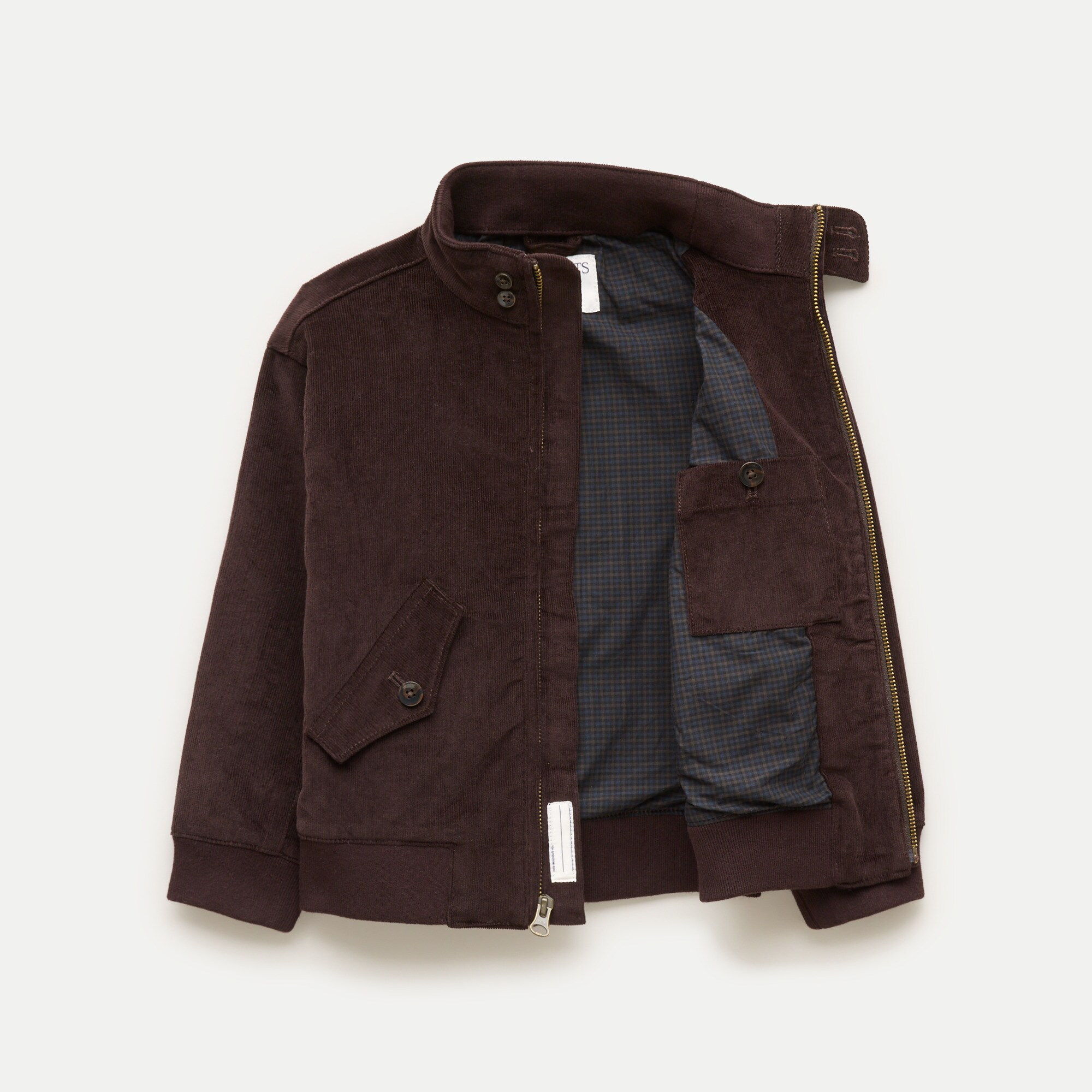 Kids' Harrington jacket in corduroy