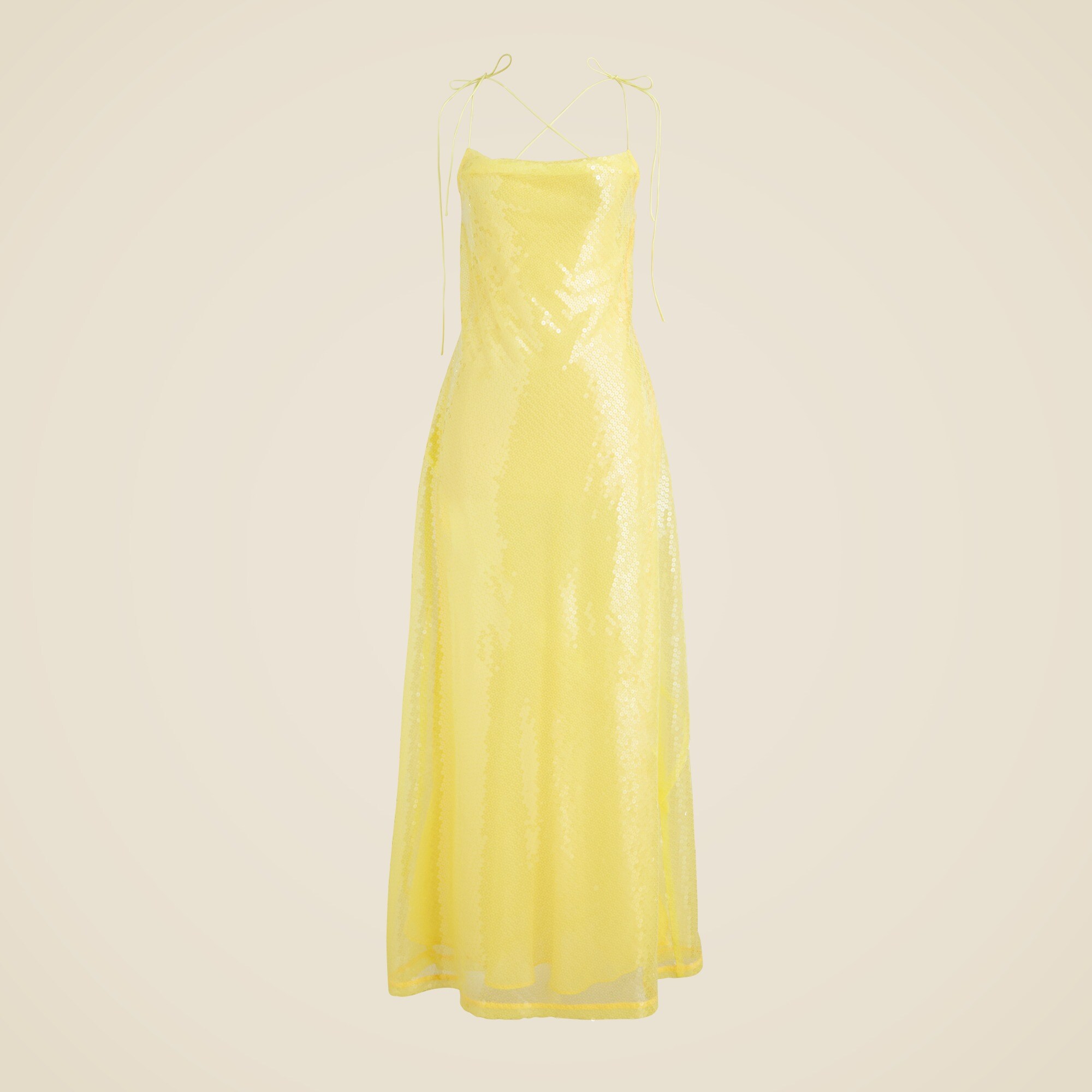 Anna October© X J.Crew sequin slip dress