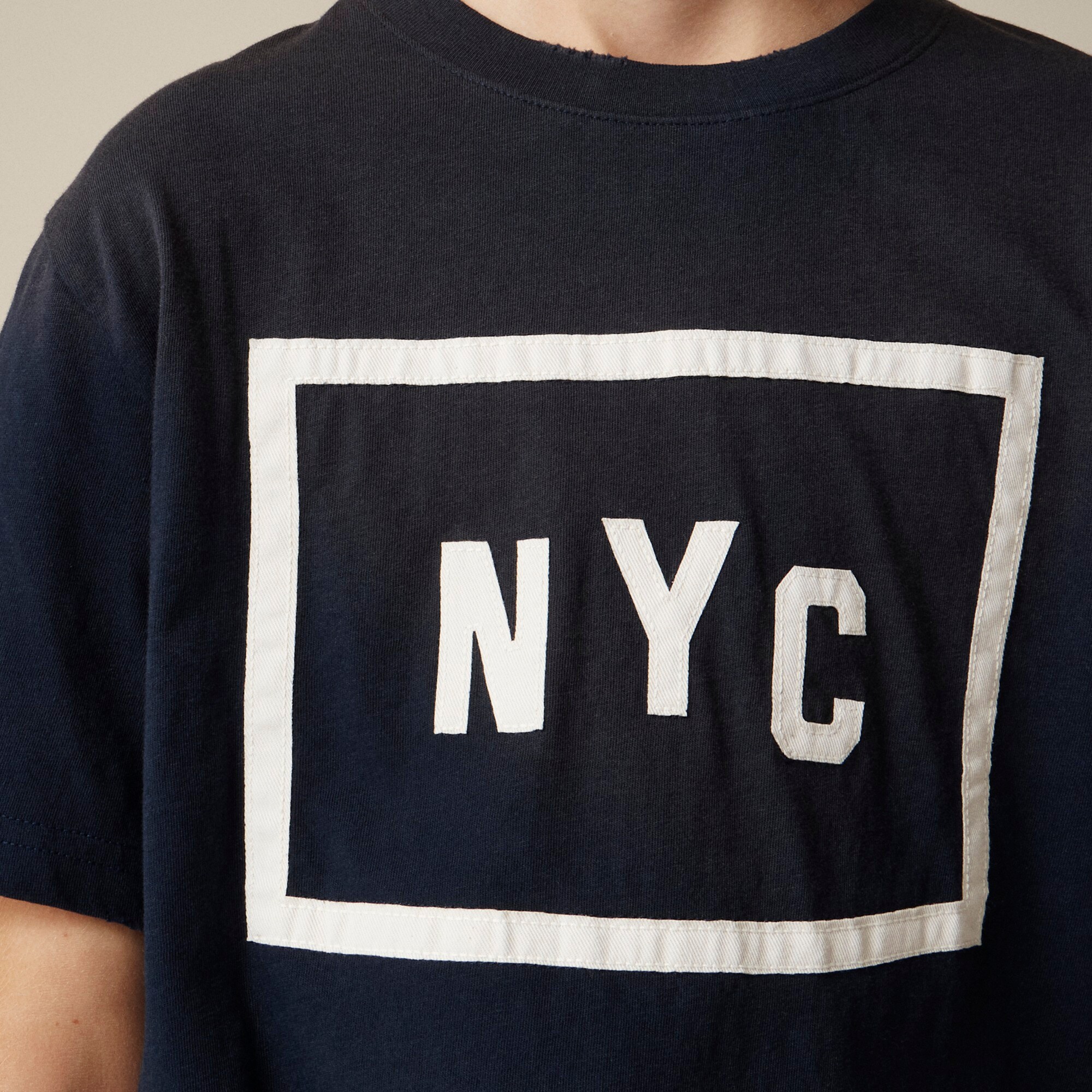 Kids' NYC appliqué graphic T-shirt
