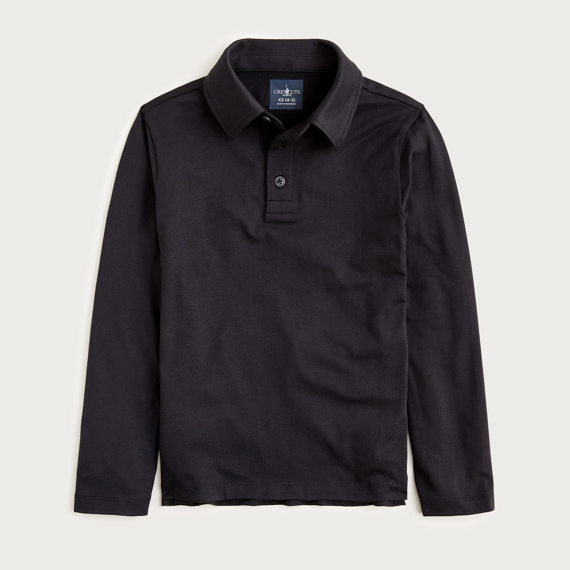 Kids' long-sleeve tech polo shirt