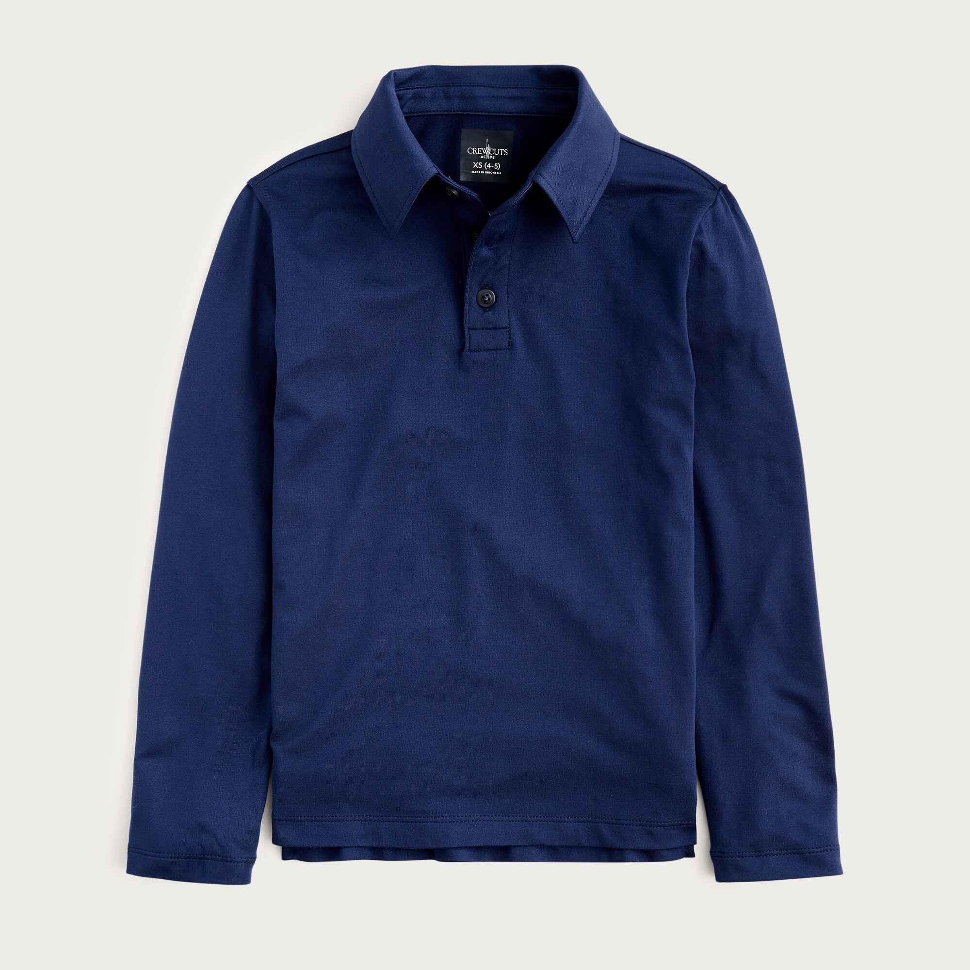  Kids' long-sleeve tech polo shirt