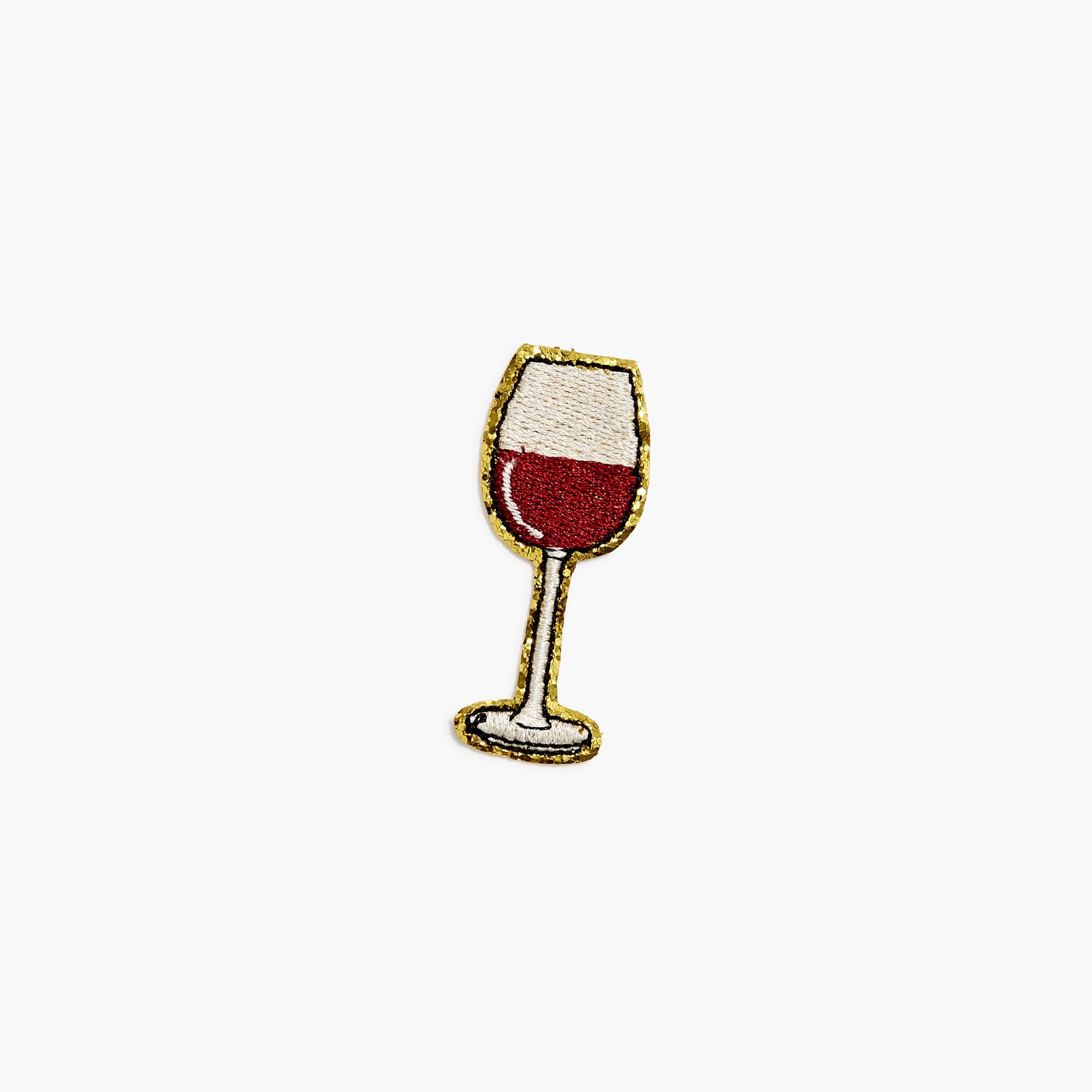 Wine glass sticker patch