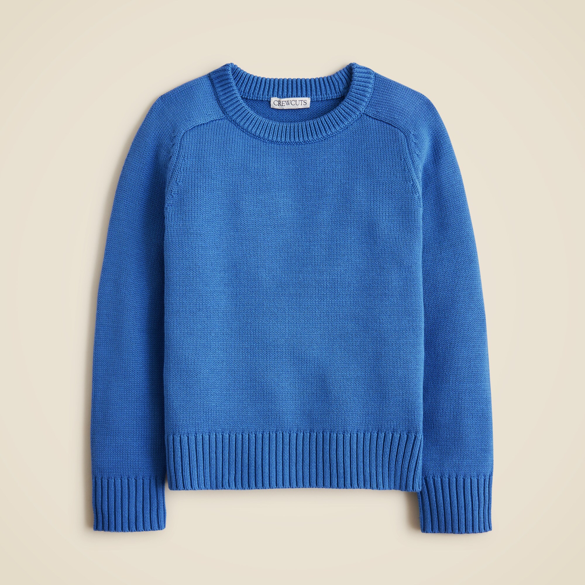 Kids' heritage cotton crewneck sweater