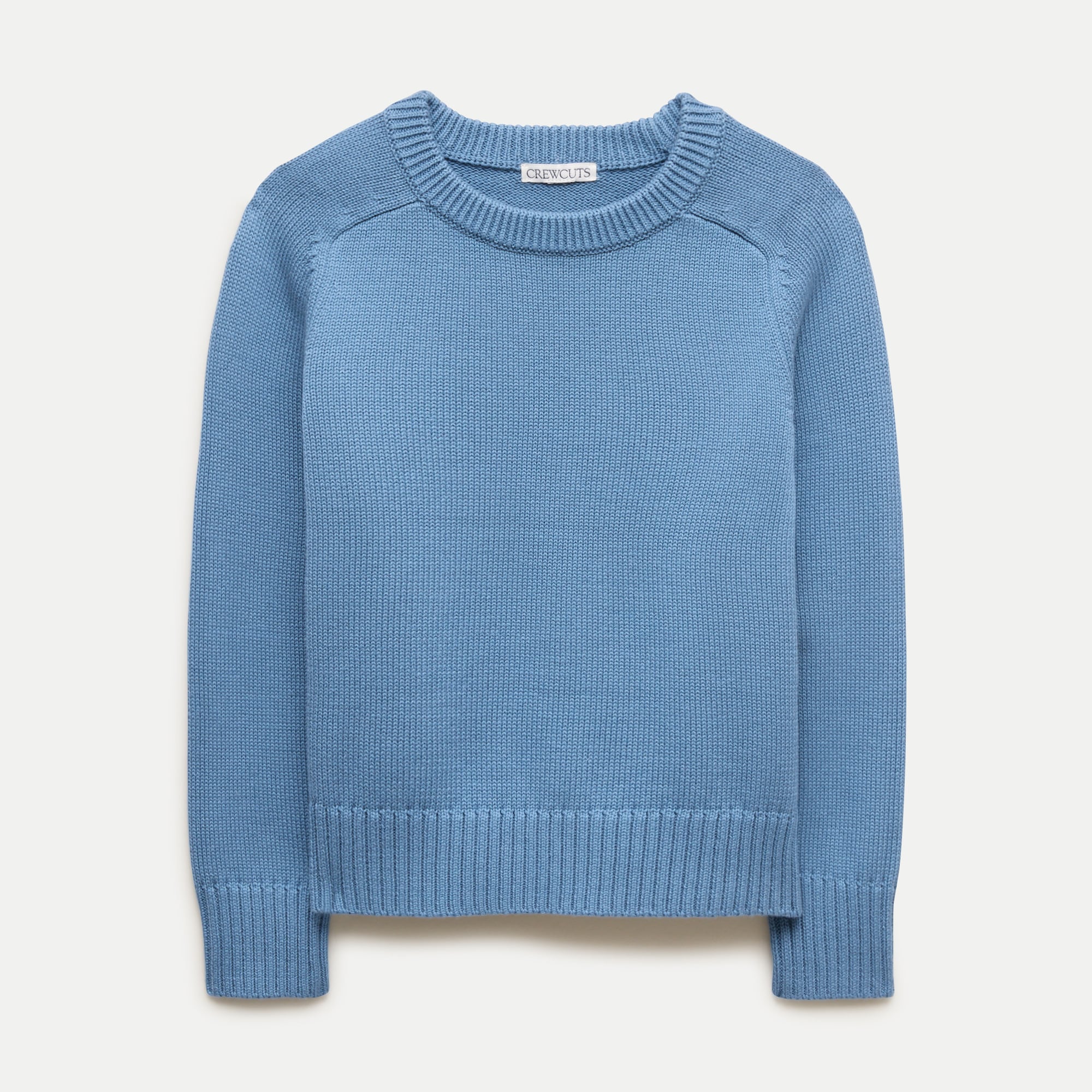Kids' heritage cotton crewneck sweater