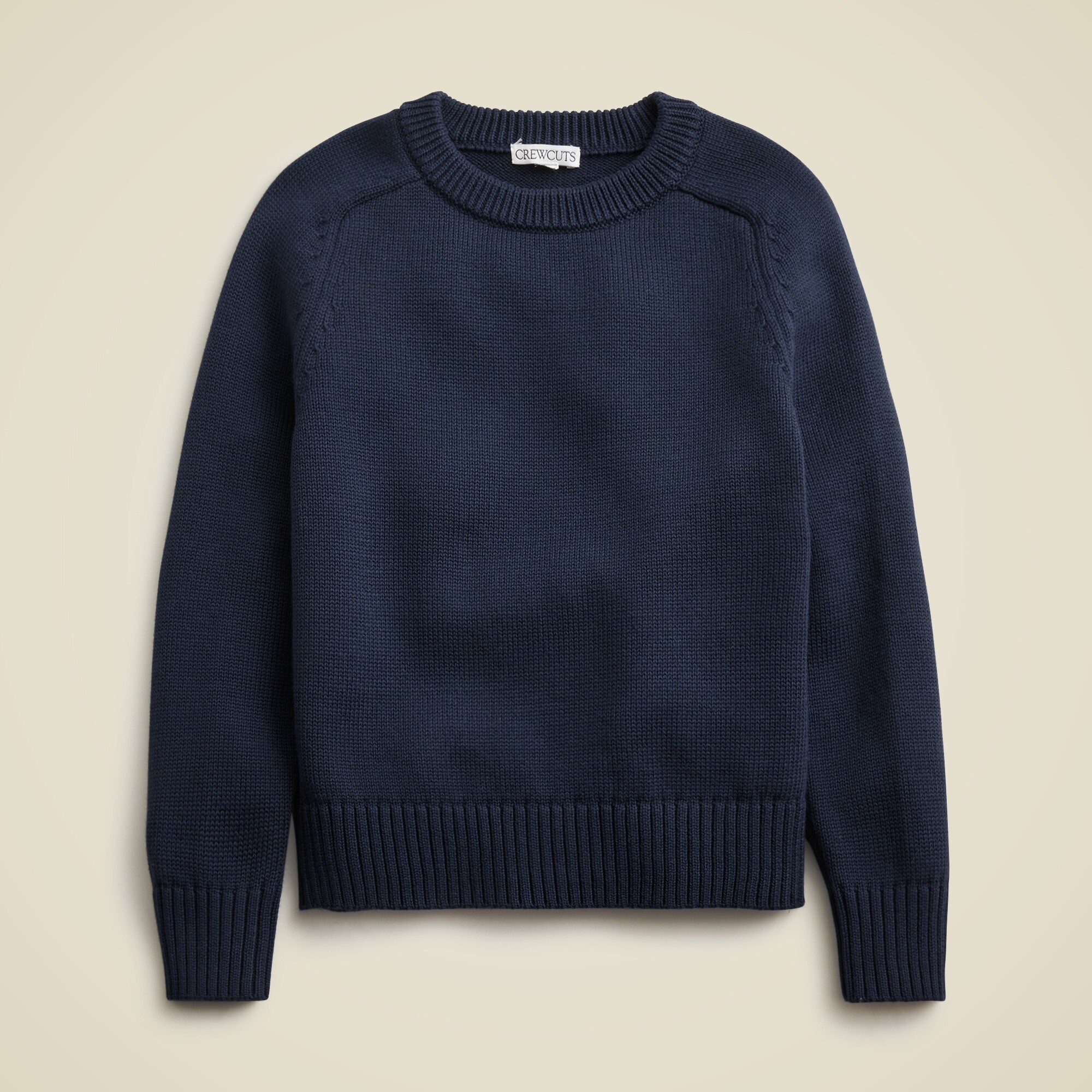  Kids' heritage cotton crewneck sweater