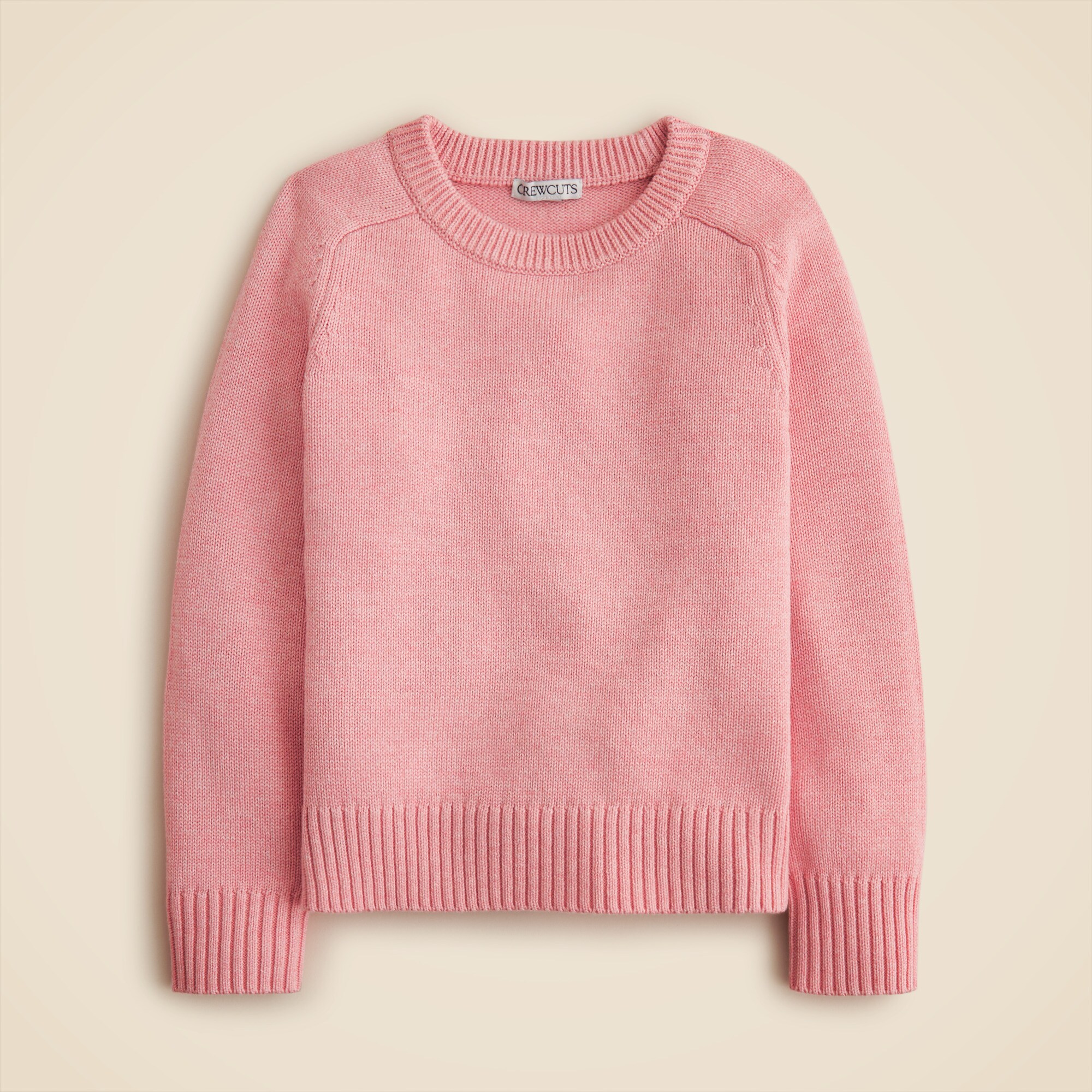  Kids' heritage cotton crewneck sweater