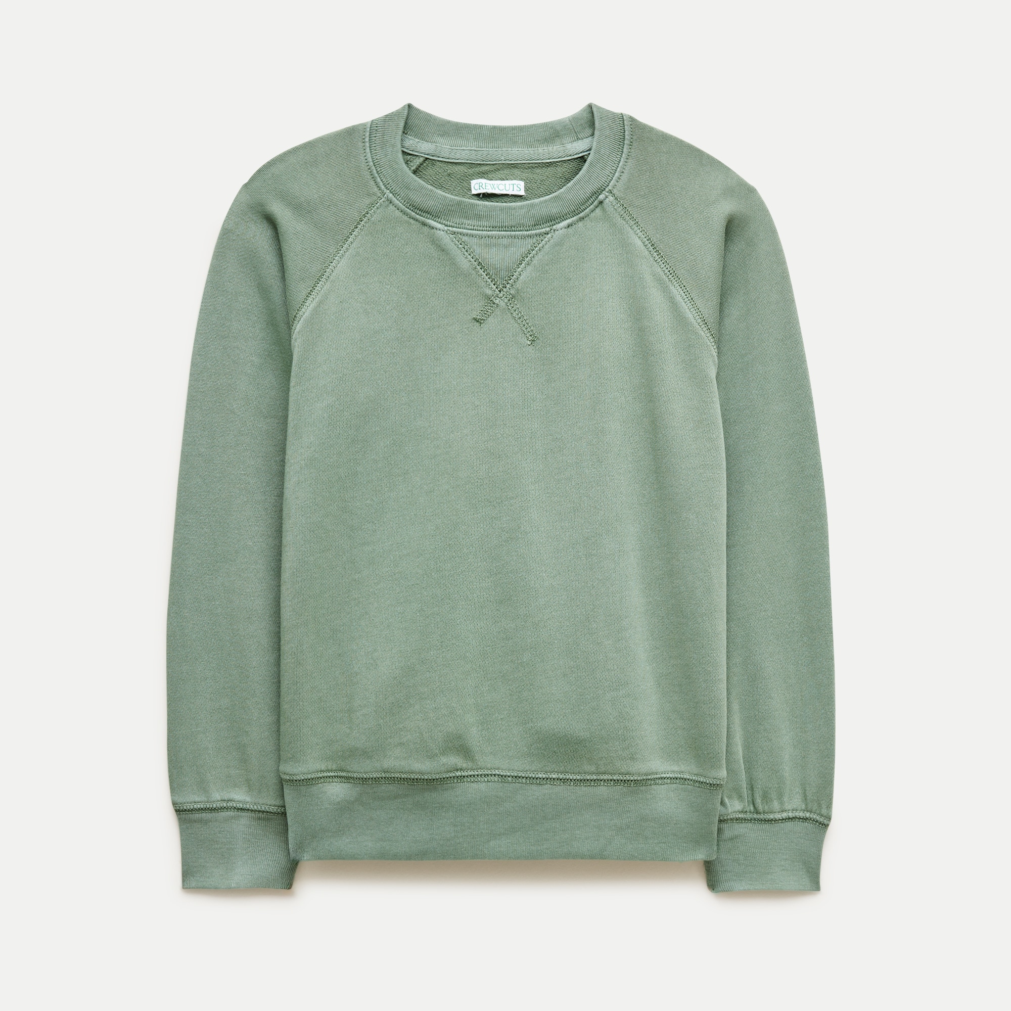 KID by Crewcuts garment-dyed crewneck sweatshirt