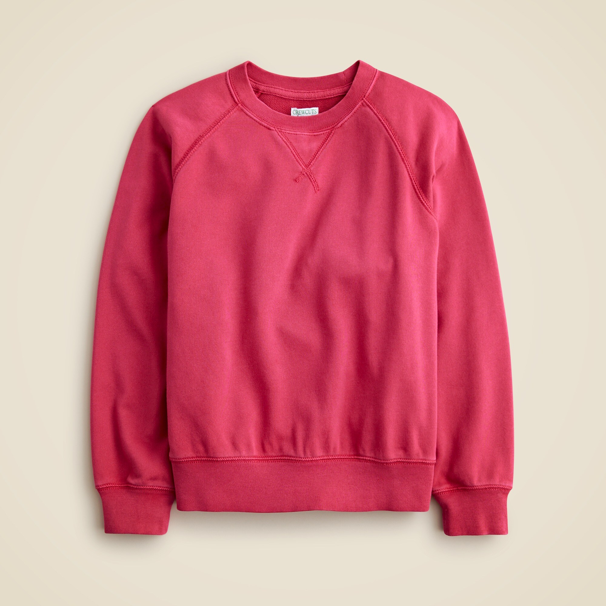 KID by Crewcuts garment dyed crewneck sweatshirt