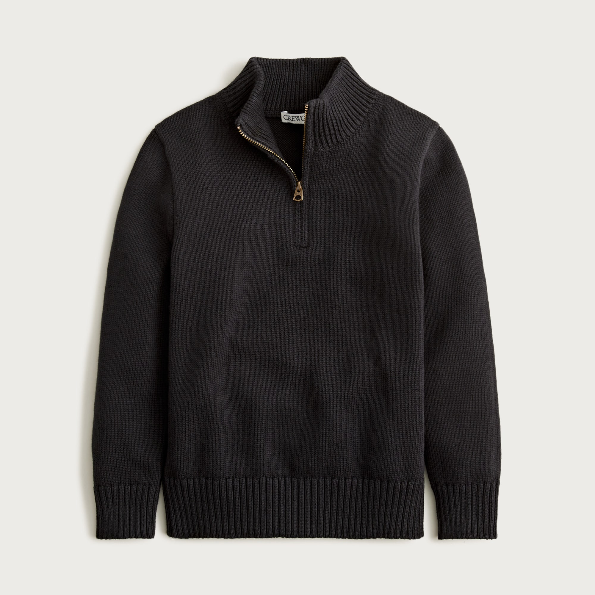 boys Kids' heritage cotton quarter-zip sweater