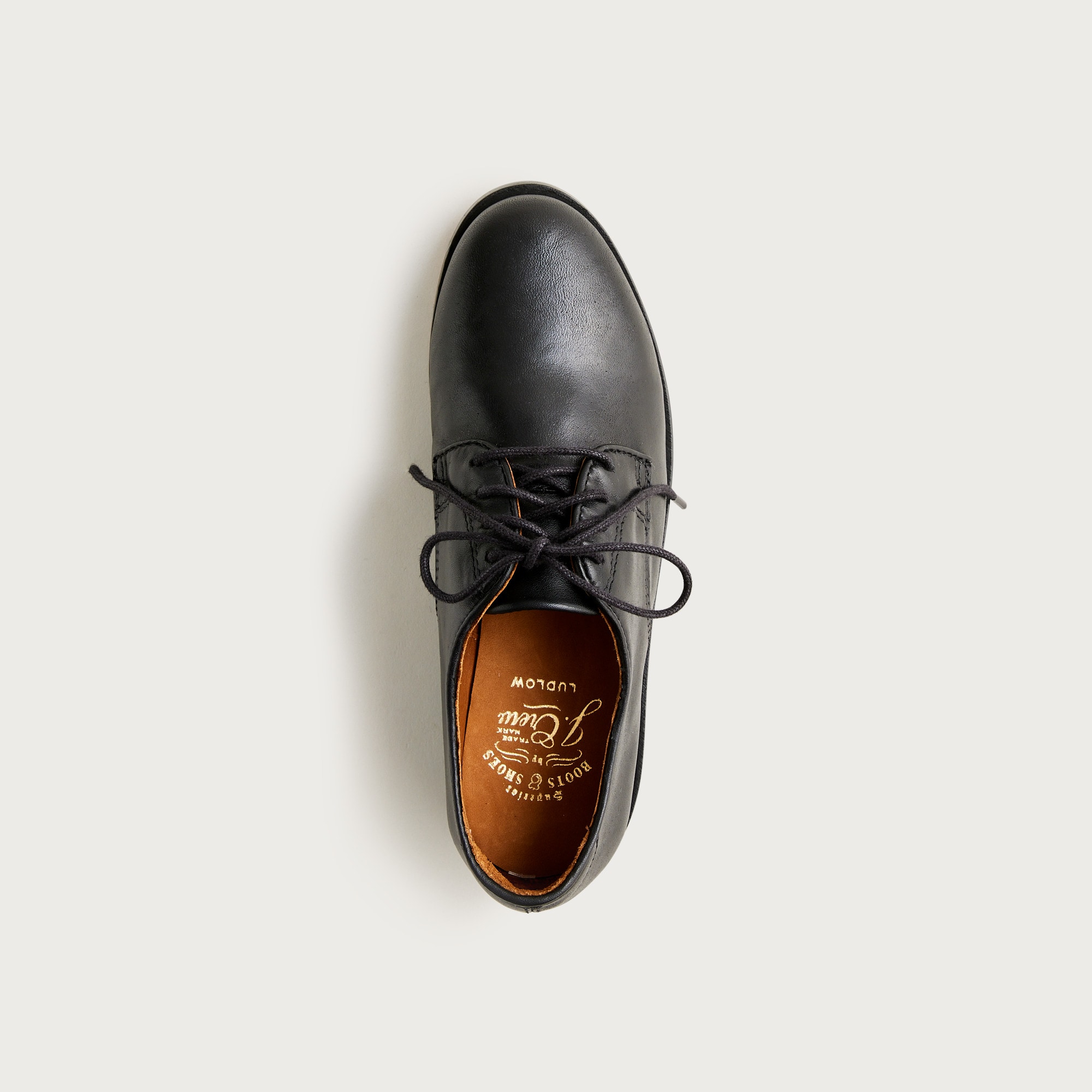 Boys' oxford shoes in leather