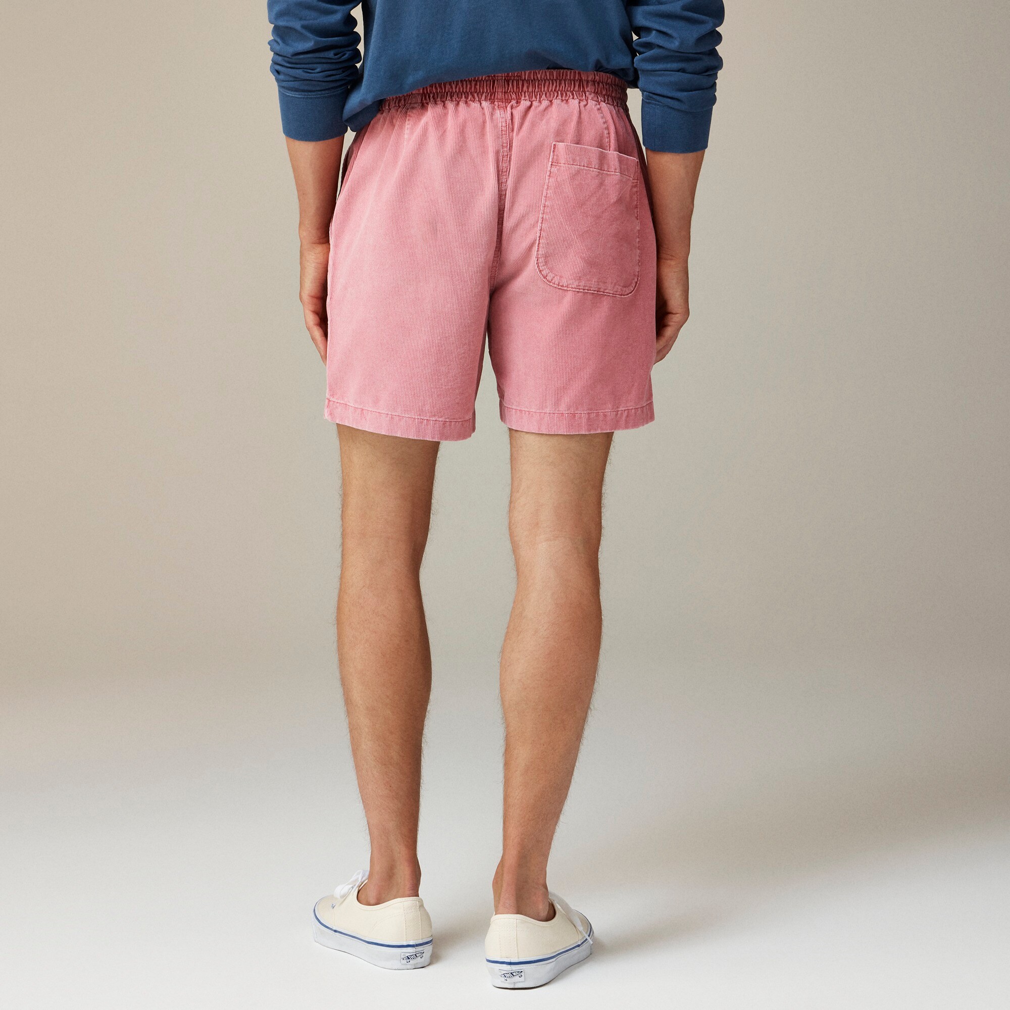 6" corduroy dock short
