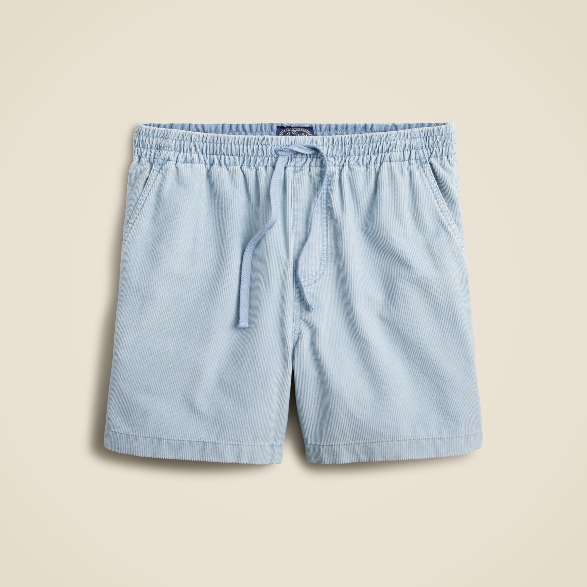 6" corduroy dock short