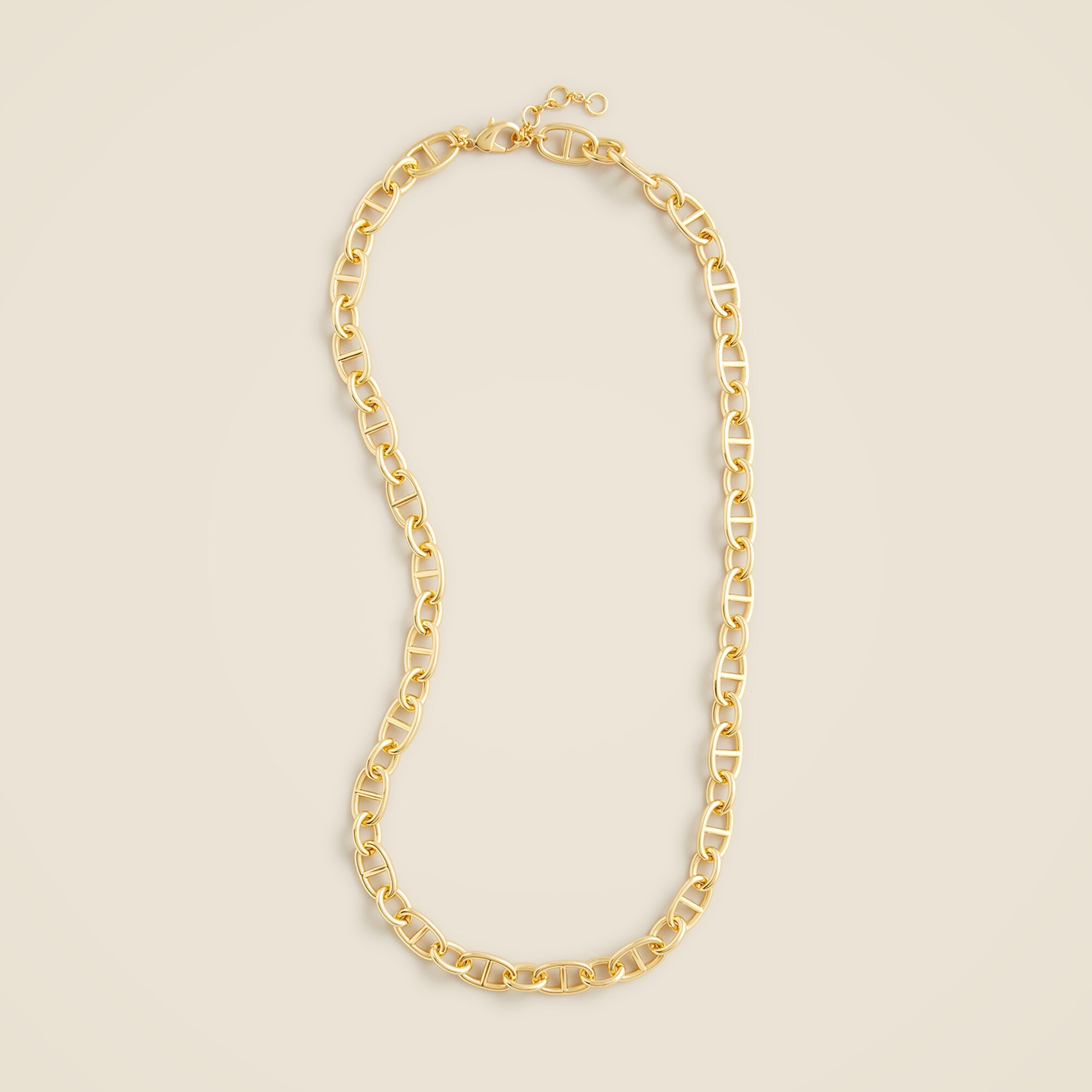Signature gold-link necklace