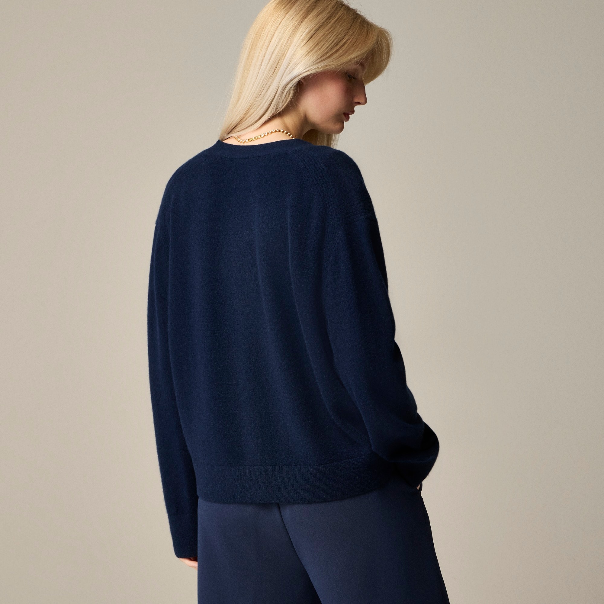 Cashmere patch-pocket cardigan - image 4