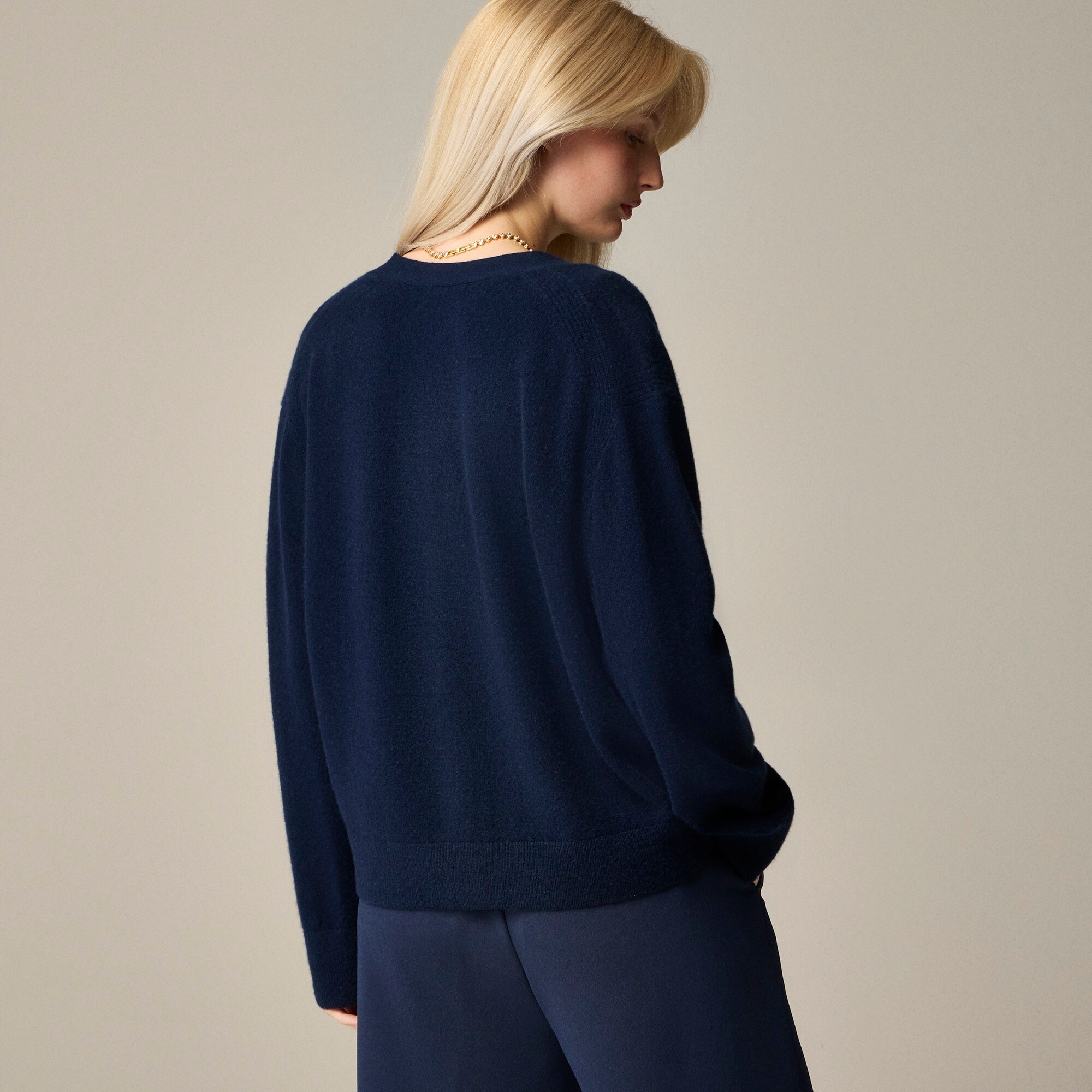 Cashmere Patch-pocket Cardigan For Women | J.Crew