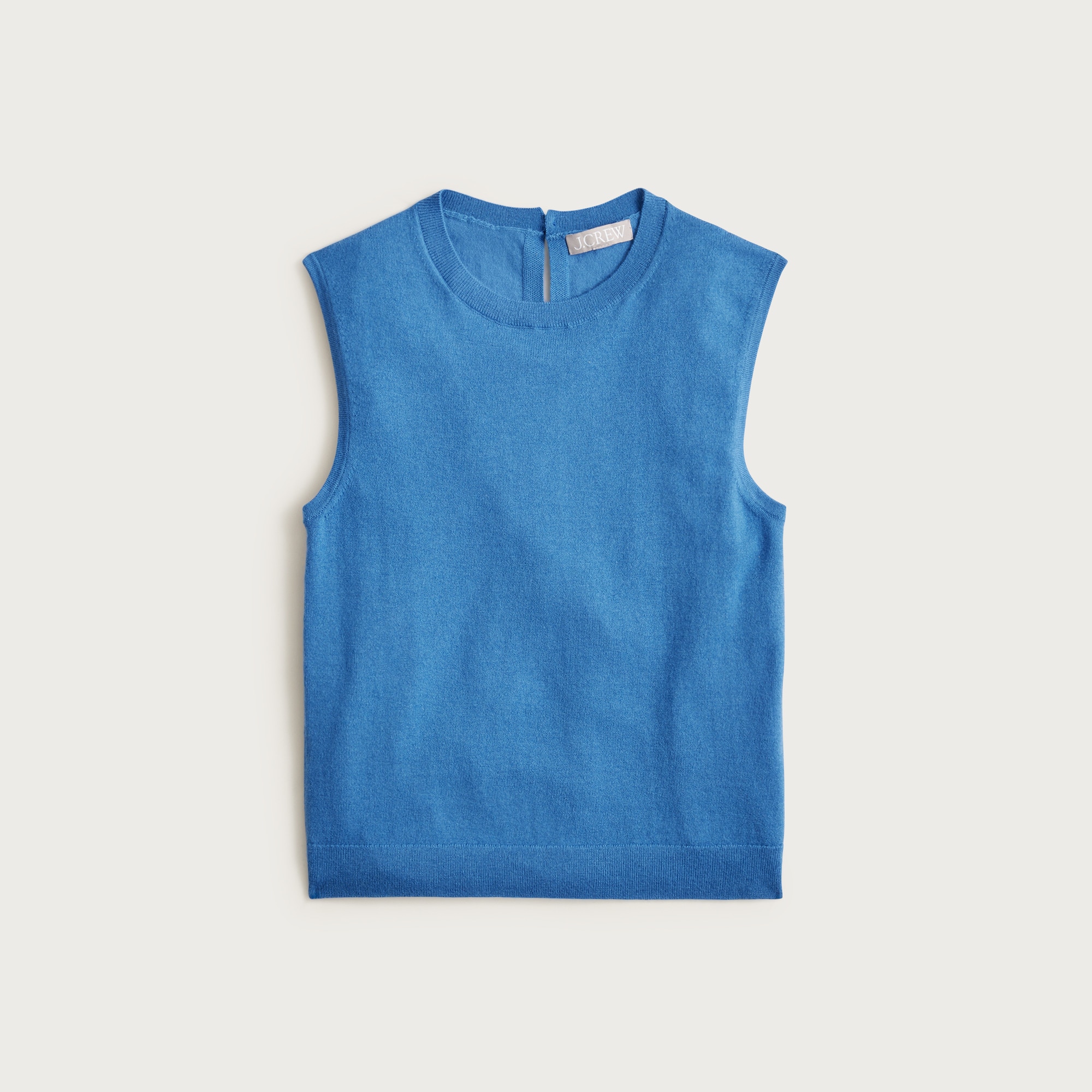 Featherweight cashmere-blend cropped sweater shell from J.Crew - $158