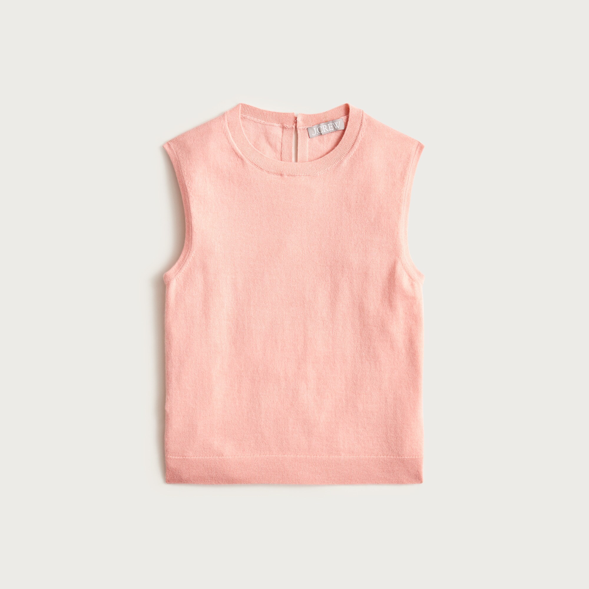  Featherweight cashmere-blend cropped sweater shell