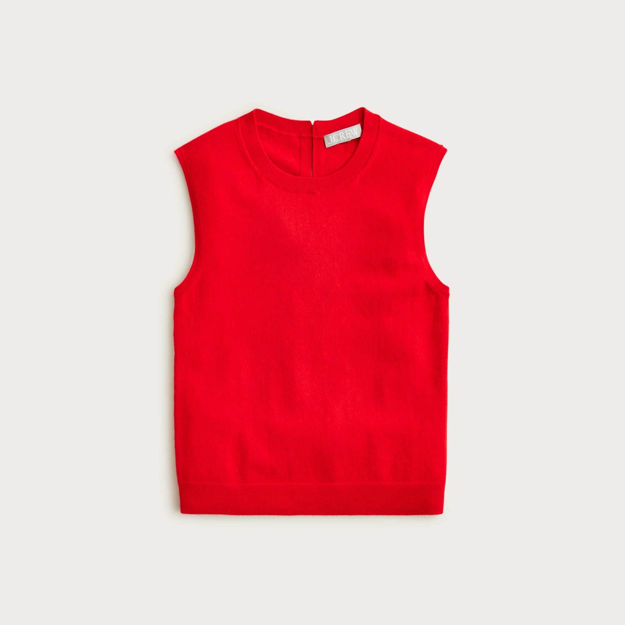  Featherweight cashmere-blend cropped sweater shell