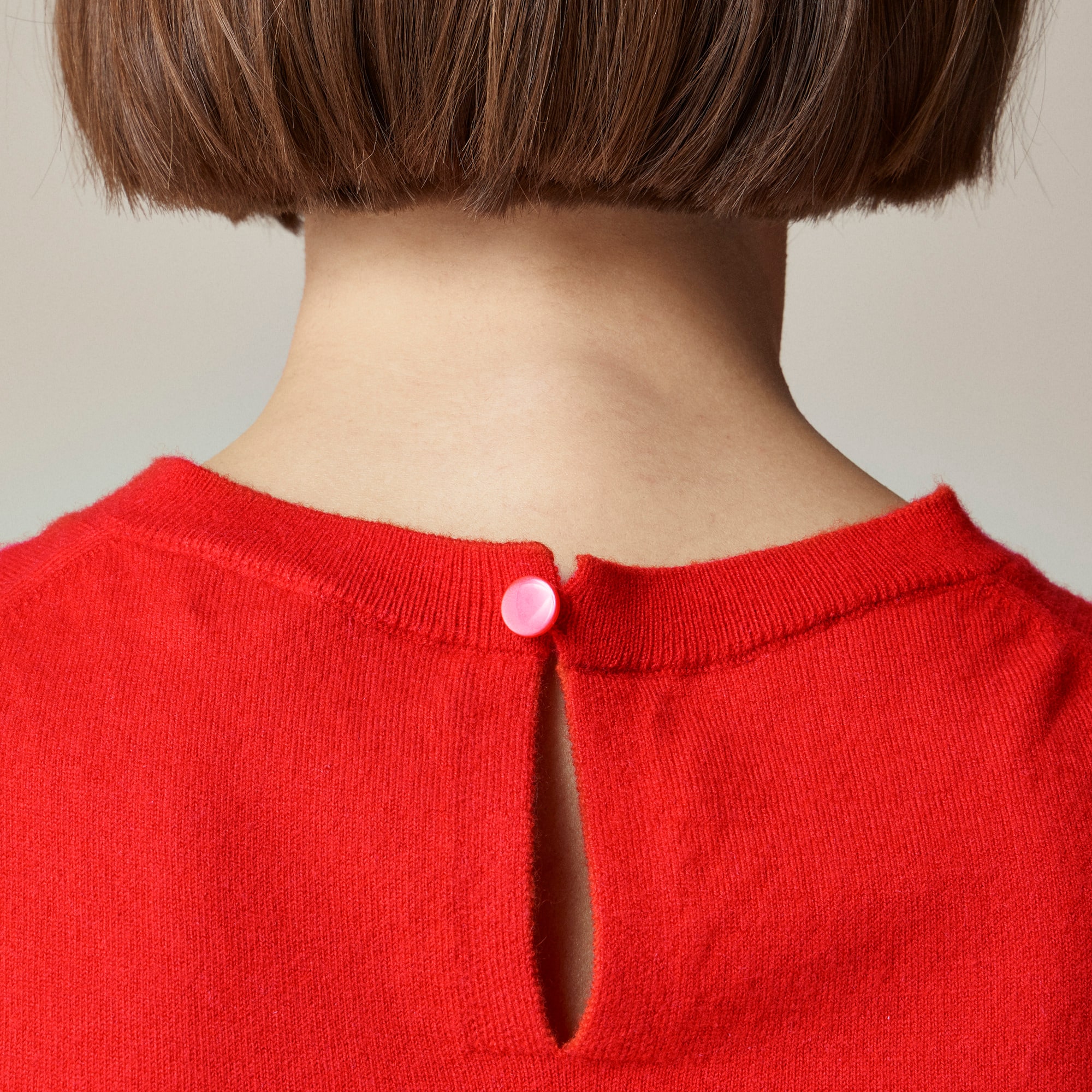 Featherweight cashmere-blend cropped sweater shell - image 4