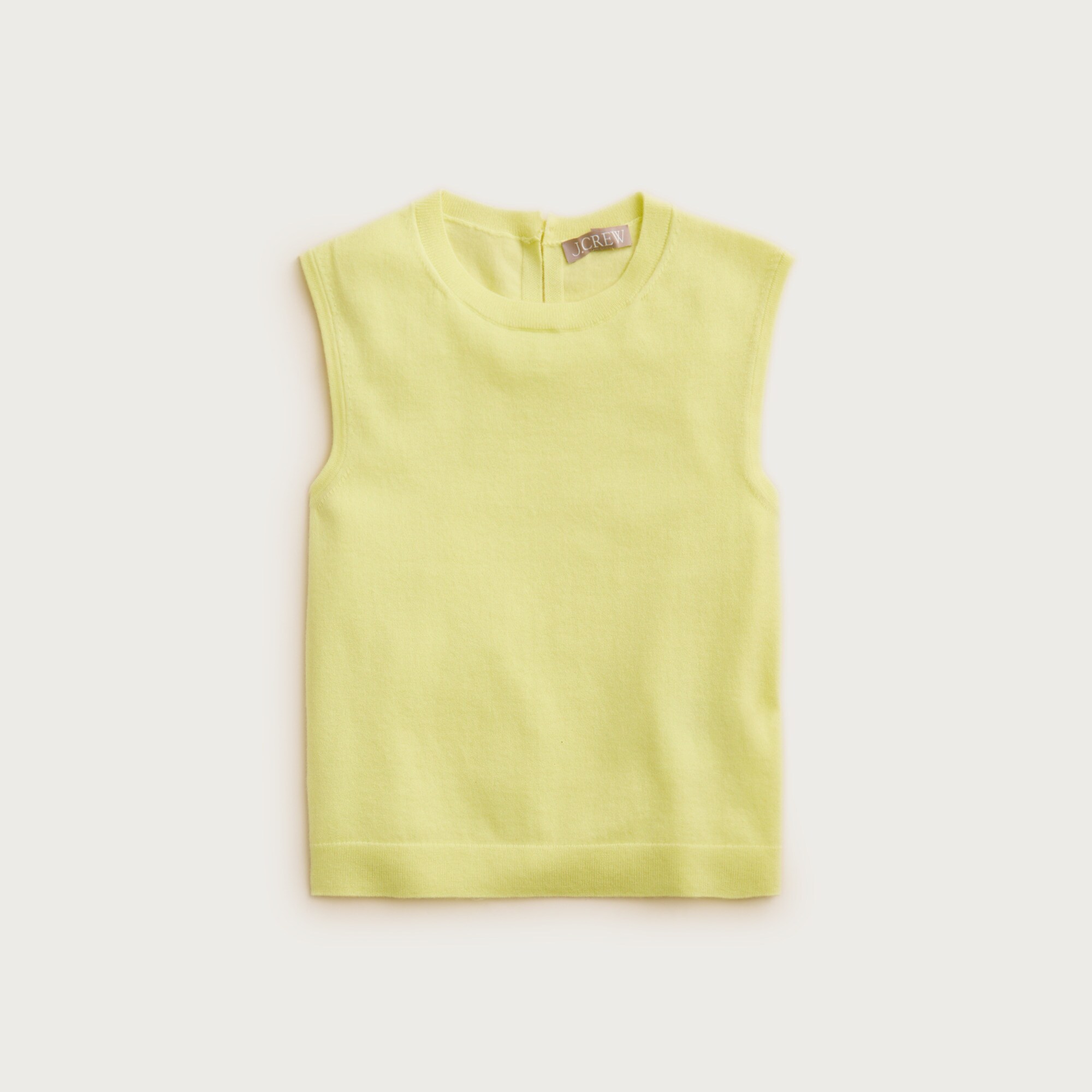  Featherweight cashmere-blend cropped sweater shell