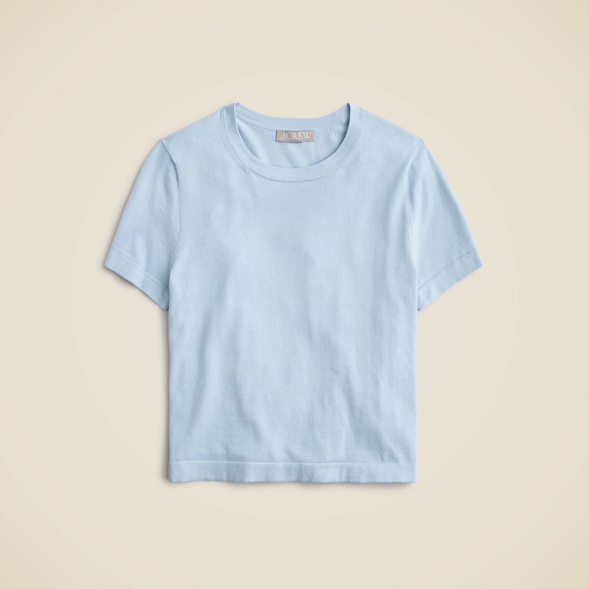 Sweater-tee in premium ultrafine cotton