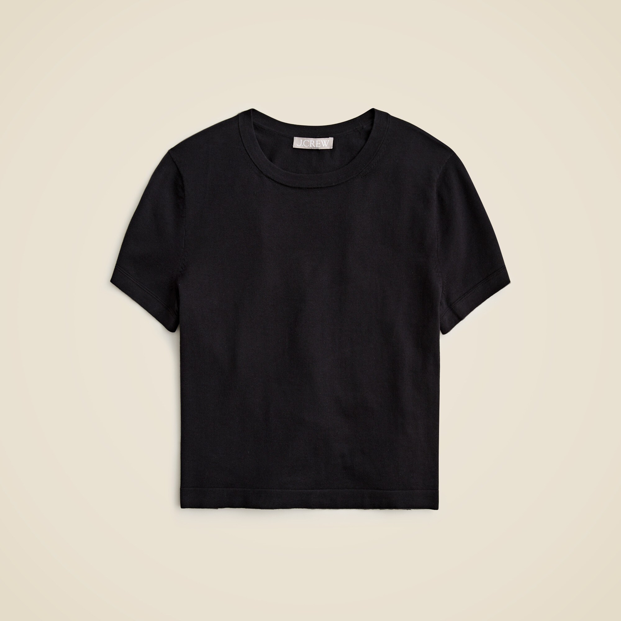 Sweater-tee in premium ultrafine cotton